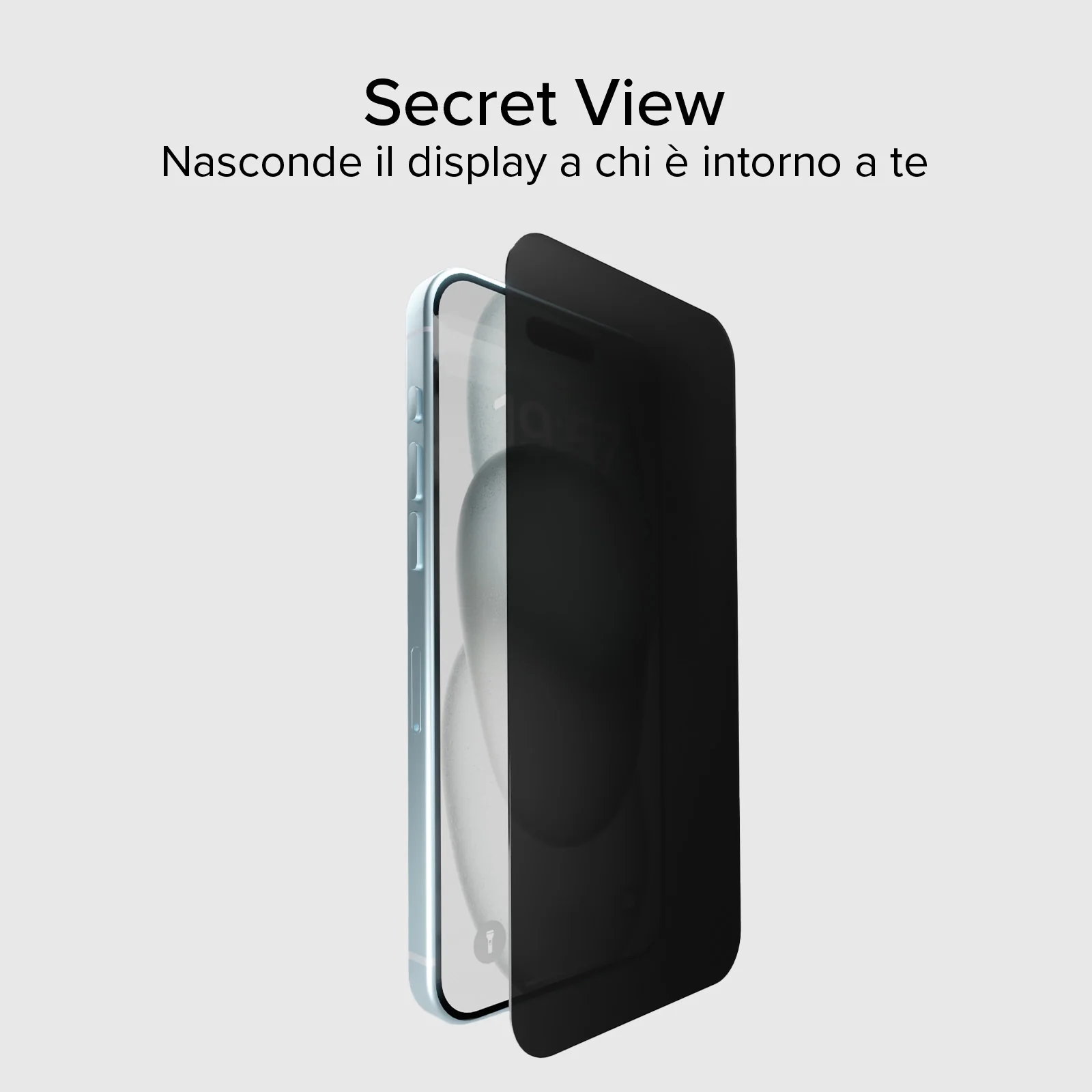 Glass screen protector Full Cover Privacy per iPhone 15 Plus - Image 2