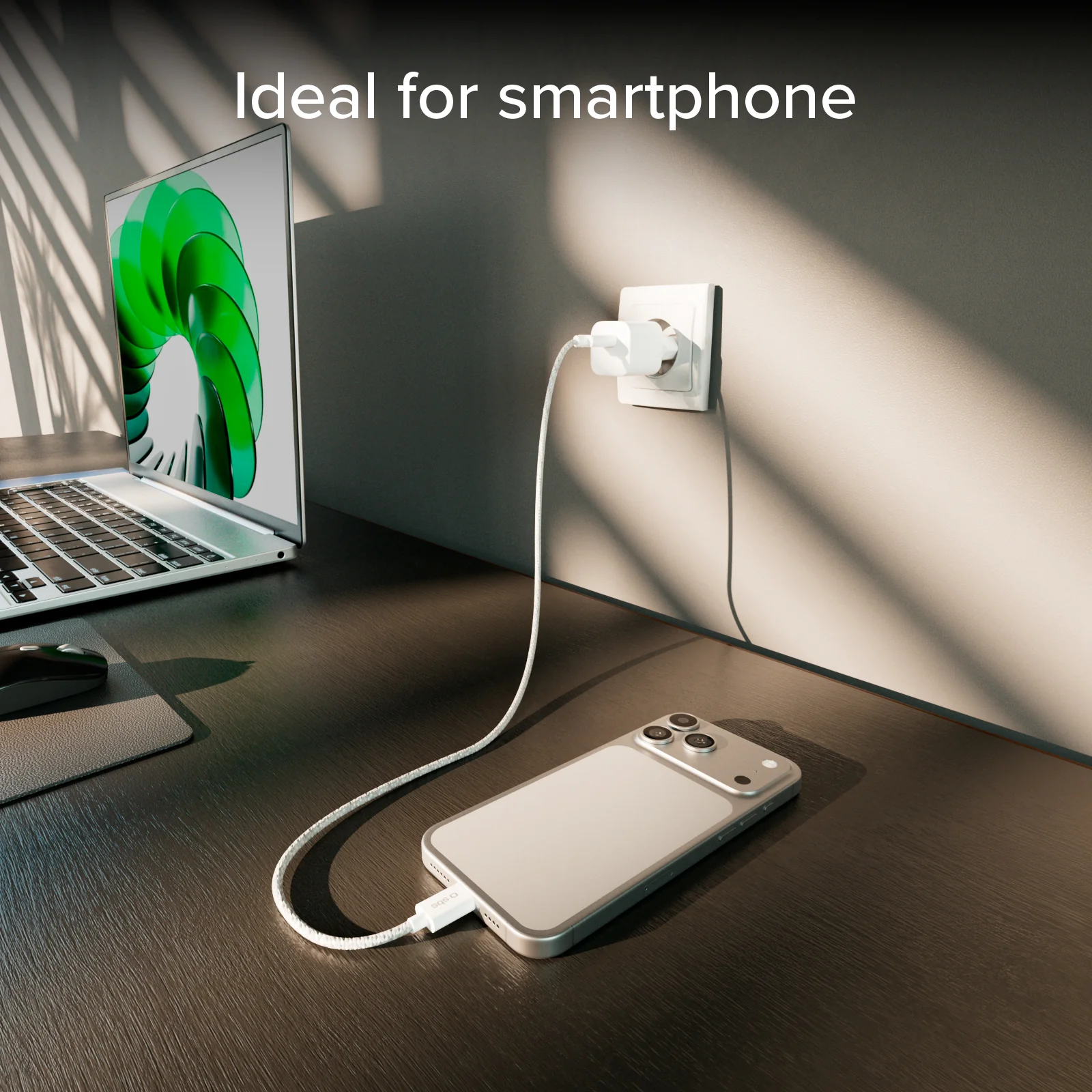 Kit caricatore 30W USB-C Power Delivery e cavo USB-C 1,5 m con rivestimento in tessuto intrecciato - Image 18