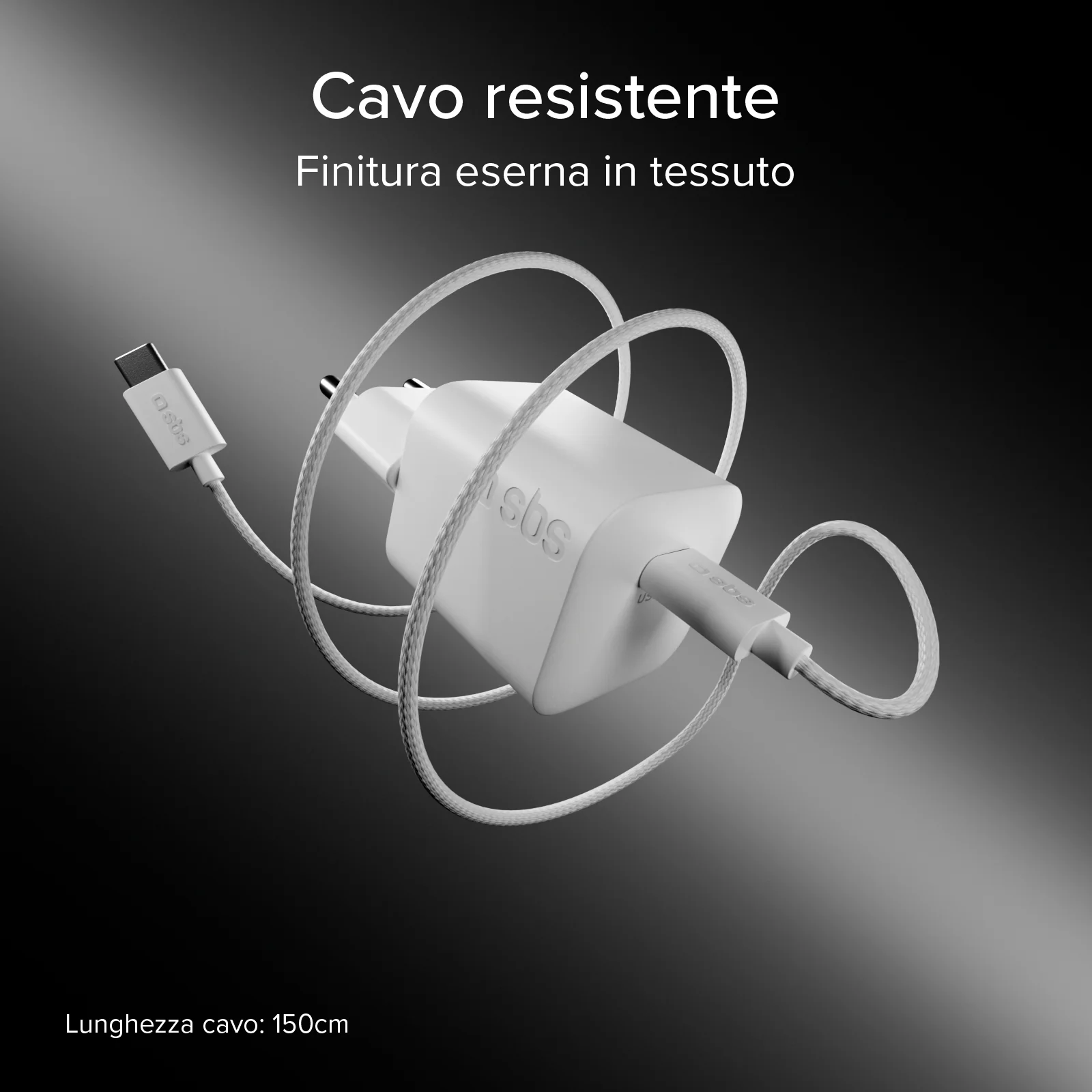 Kit di ricarica con caricatore da muro 40W e cavo USB-C intrecciato antigroviglio 1,5 m - Image 15