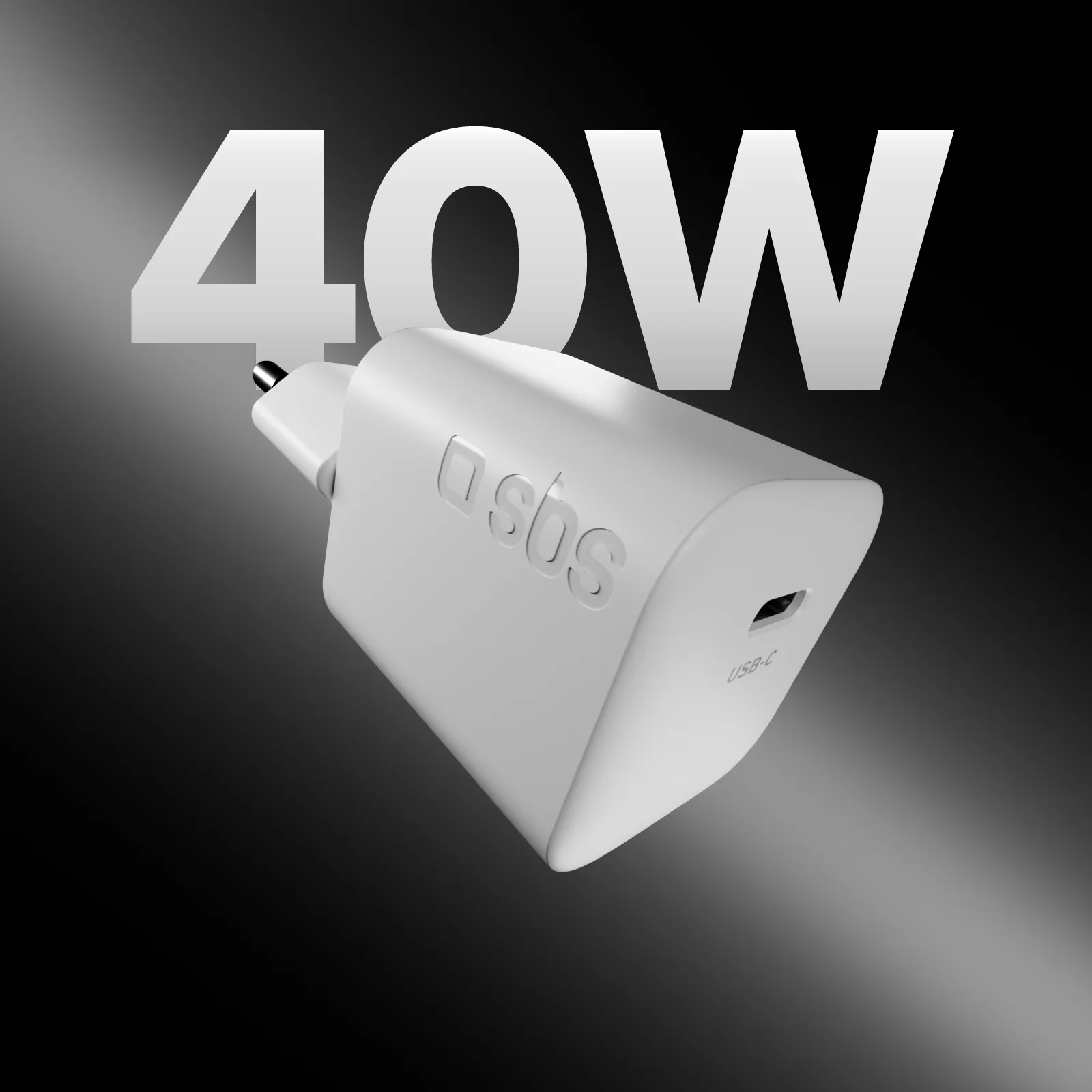 Kit di ricarica con caricatore da muro 40W e cavo USB-C intrecciato antigroviglio 1,5 m - Image 3