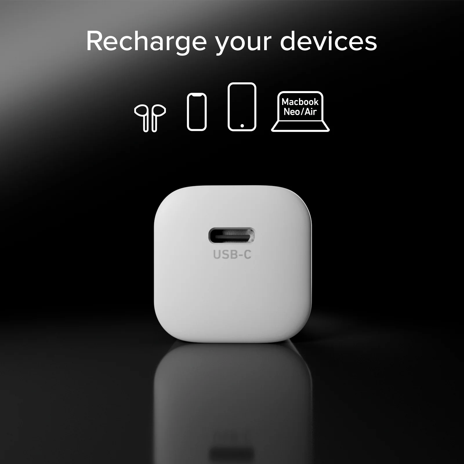 Kit di ricarica con caricatore da muro 40W e cavo USB-C intrecciato antigroviglio 1,5 m - Image 4
