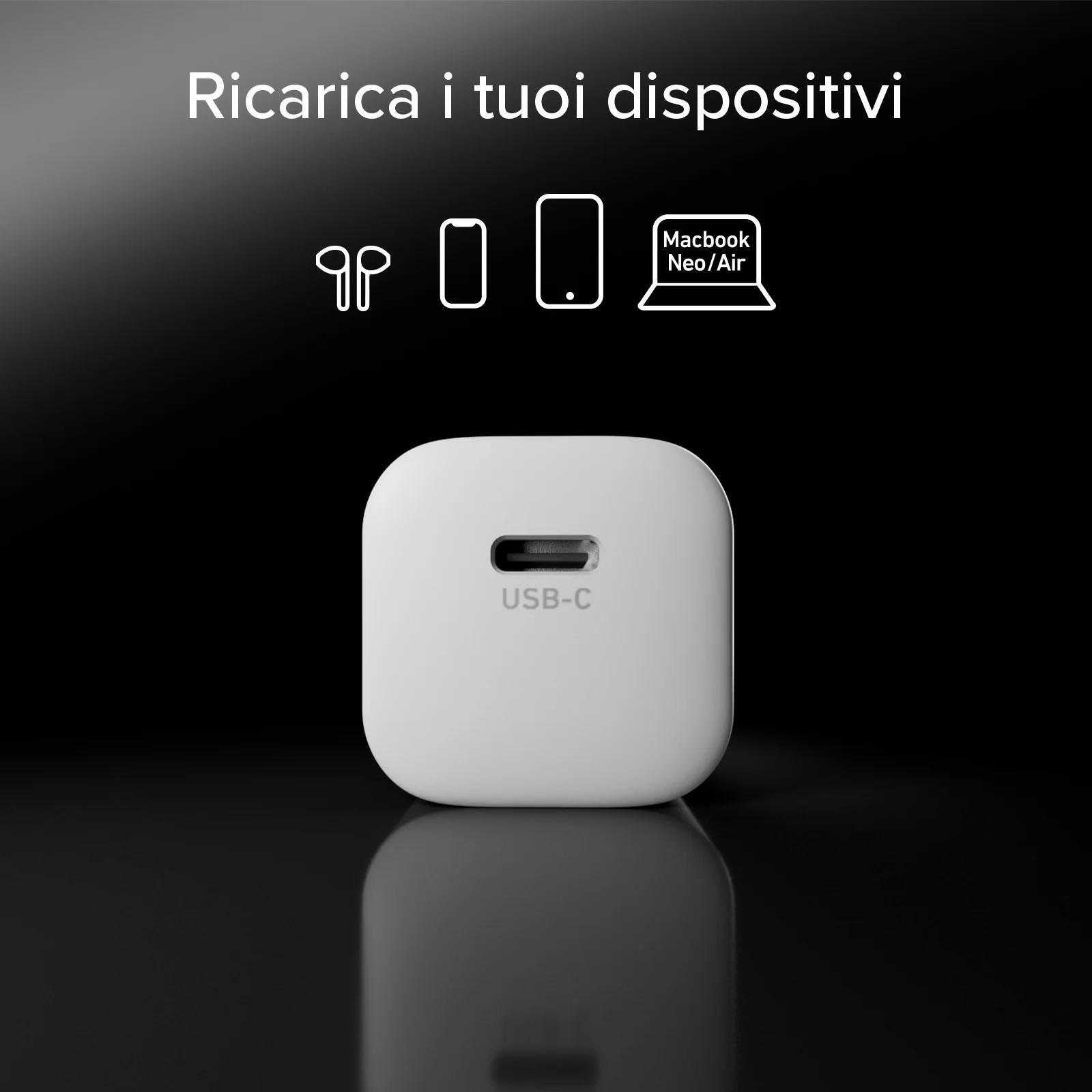 Kit di ricarica con caricatore da muro 40W e cavo USB-C intrecciato antigroviglio 1,5 m - Image 5