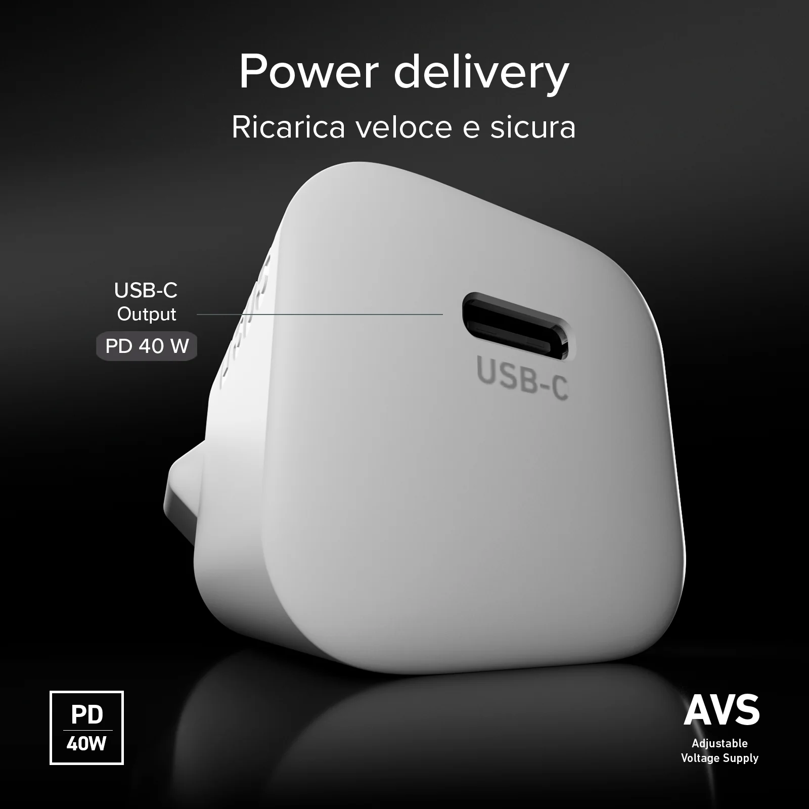 Kit di ricarica con caricatore da muro 40W e cavo USB-C intrecciato antigroviglio 1,5 m - Image 7