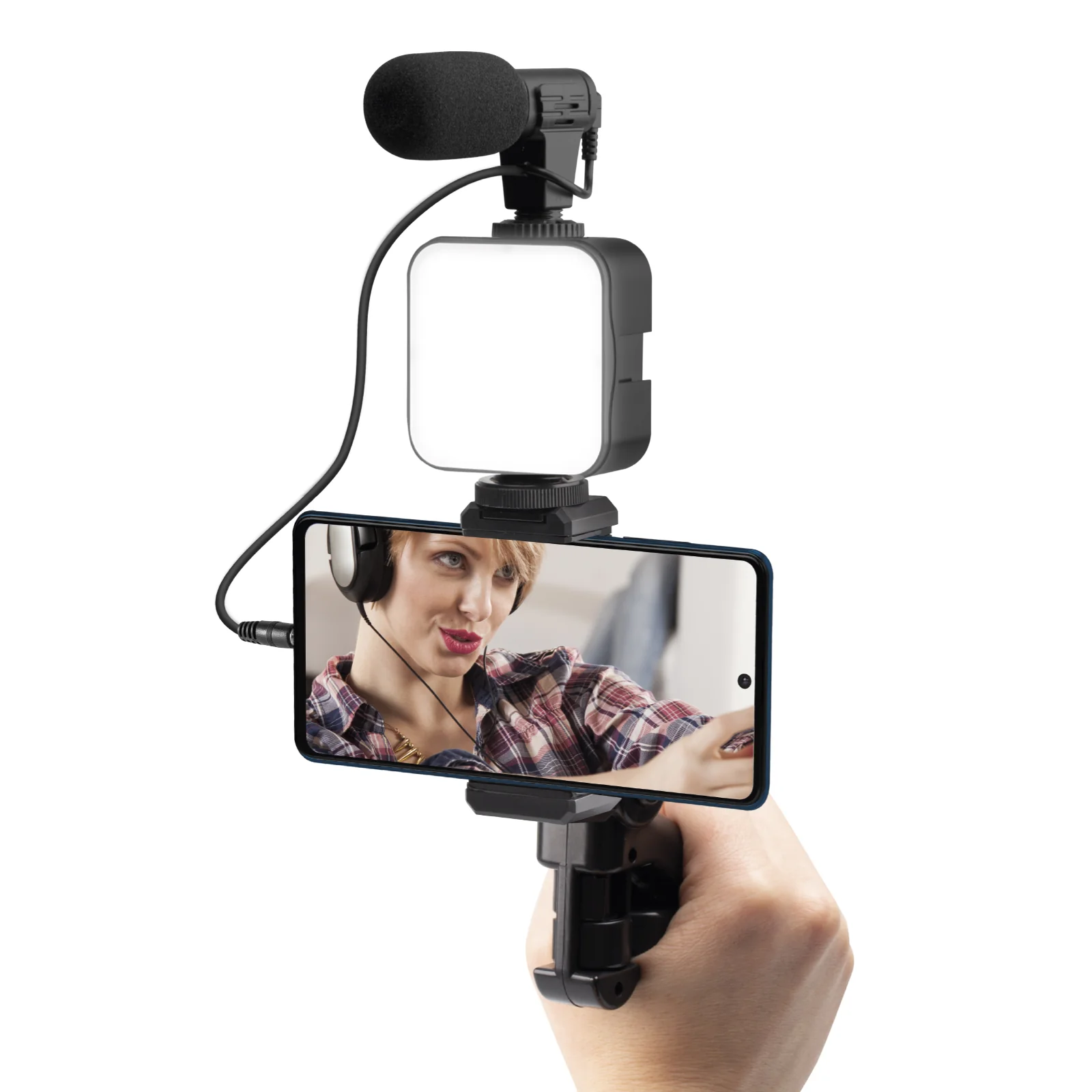Kit Treppiede pocket con luce LED e microfono - Image 2