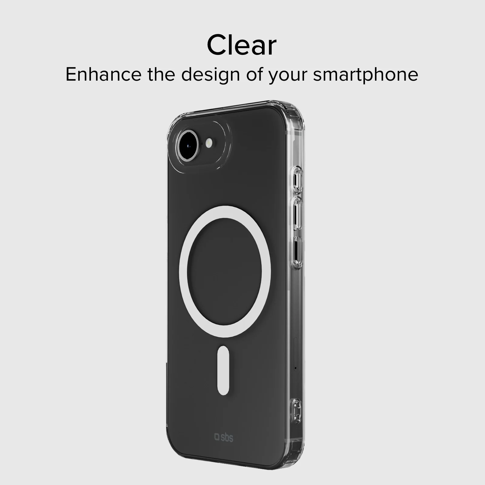 Cover trasparente rigida compatibile con ricarica MagSafe per iPhone 17e/16e - Image 2