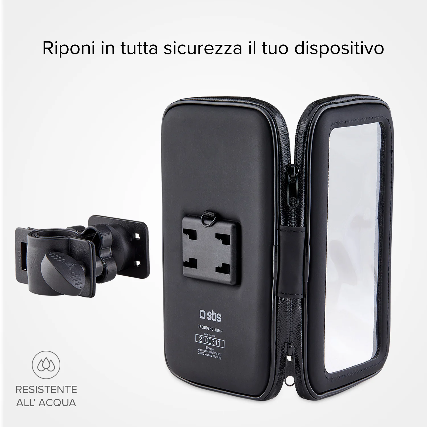 Porta cellulare fino a 6,7 pollici per monopattino, impermeabile, touch screen - Image 5