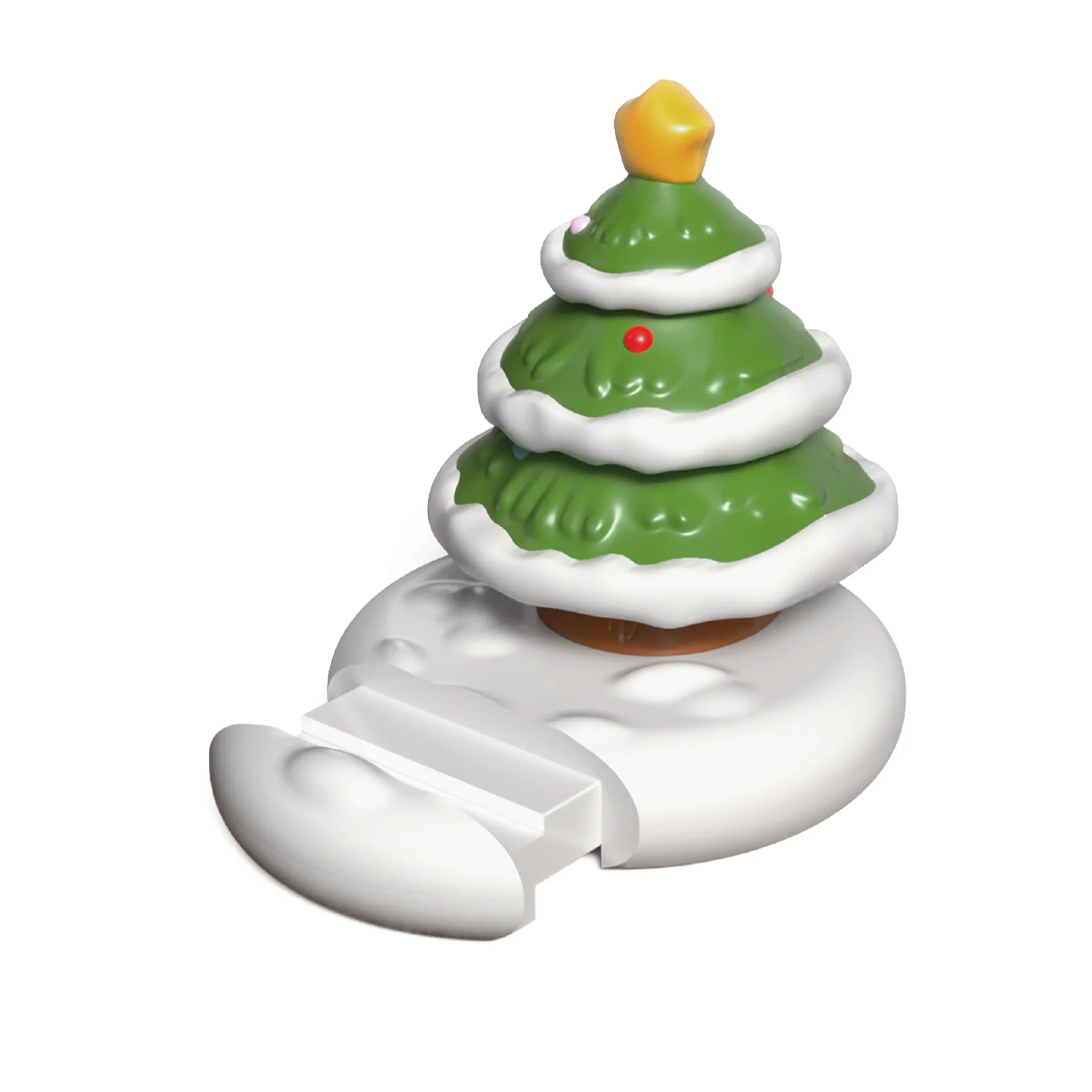 Portacellulare con alloggiamento scorrevole e design natalizio a forma di albero di Natale - Image 2