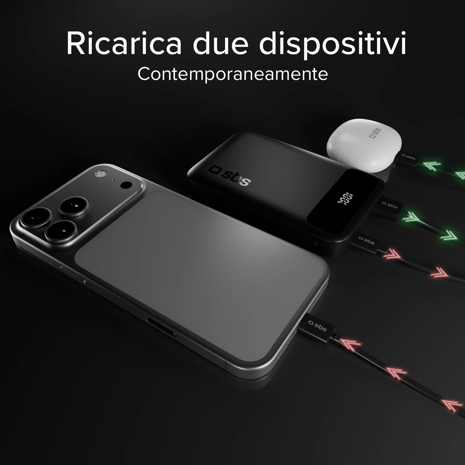 Power bank compatto da 10.000 mAh con ricarica rapida e display LCD - Image 13