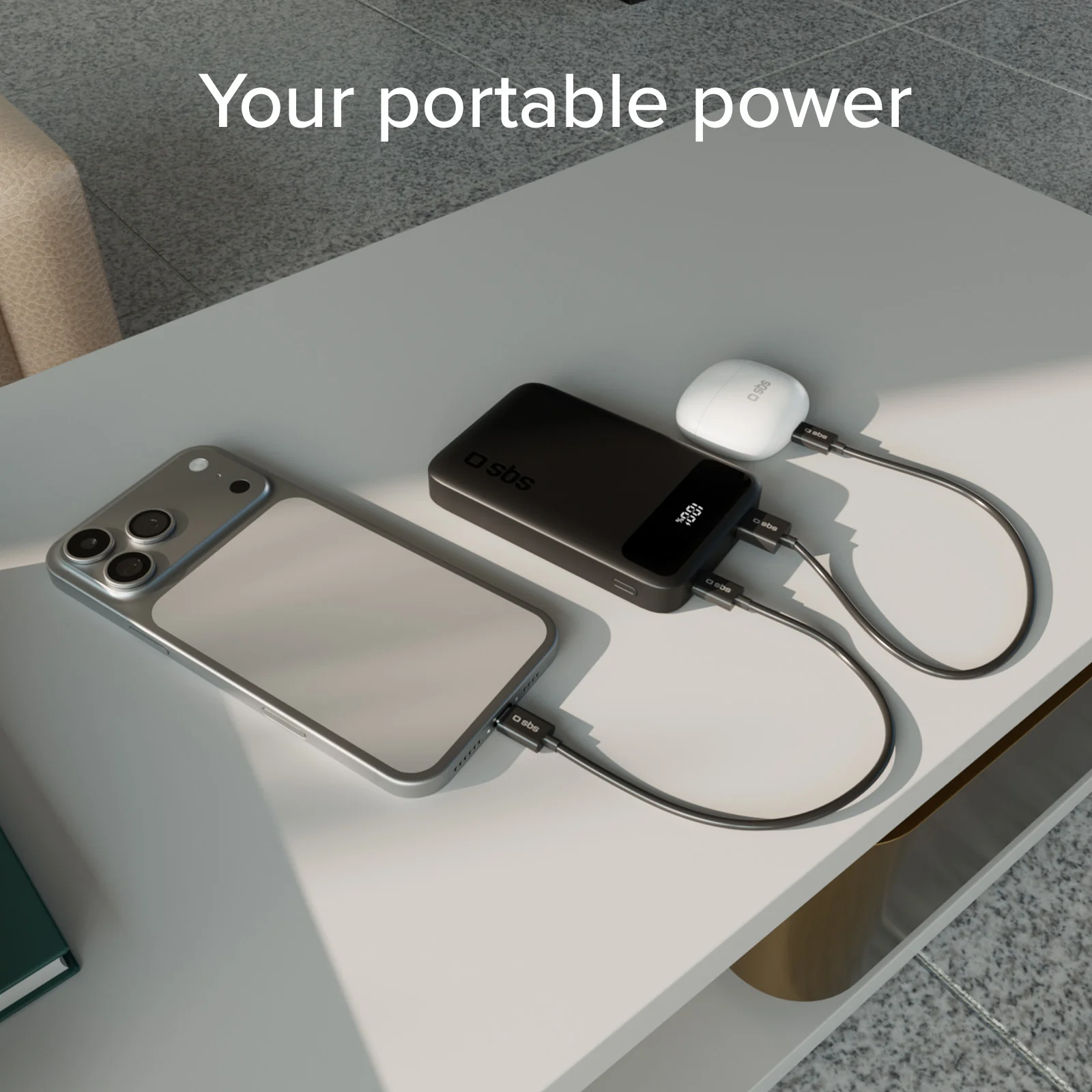 Power bank compatto da 10.000 mAh con ricarica rapida e display LCD - Image 18