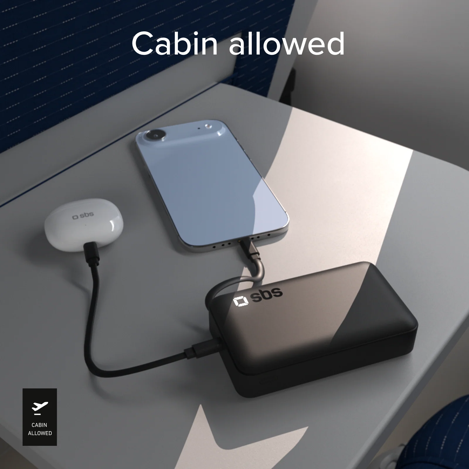 Power Bank 10.000 mAh con cavo USB-C retrattile e ricarica rapida - Image 23