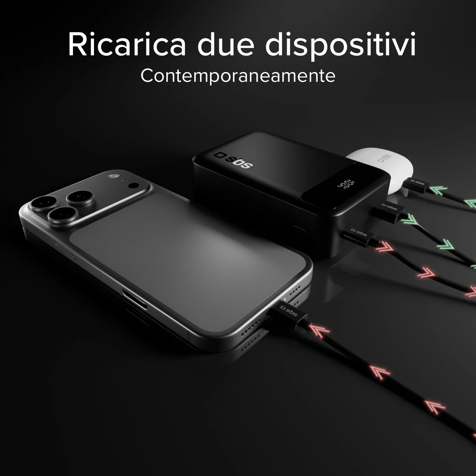 Power bank compatto 20000mah con display e ricarica rapida 20w USB-C e USB-A - Image 13