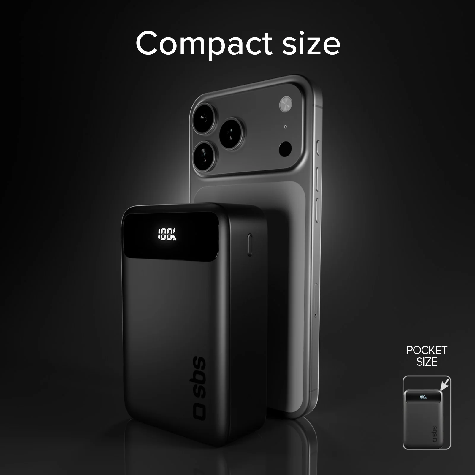 Power bank compatto 20000mah con display e ricarica rapida 20w USB-C e USB-A - Image 8
