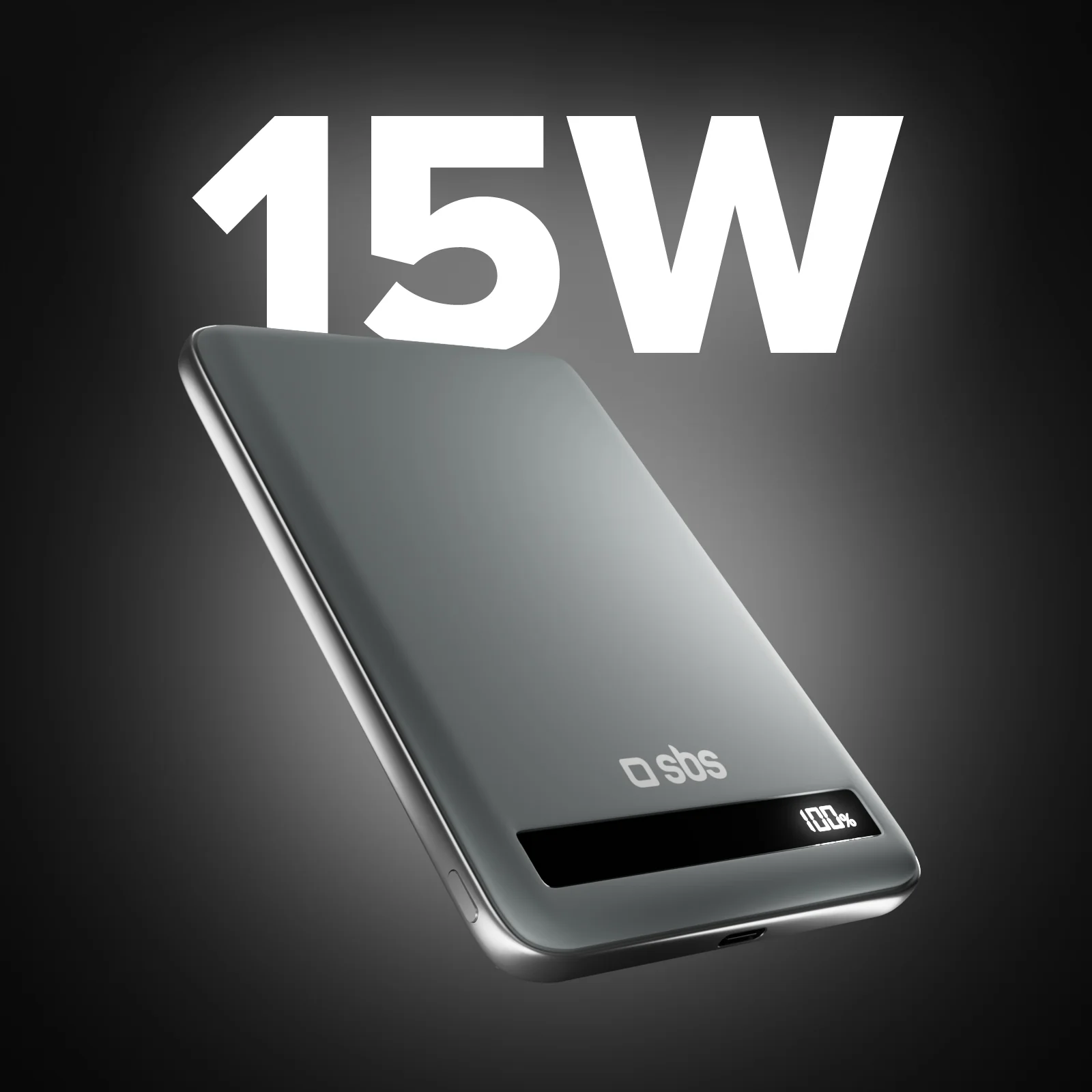 Power Bank Magnetico da 5000 mAh 15 W Qi2 con batteria semi-solida e display LCD - Image 3
