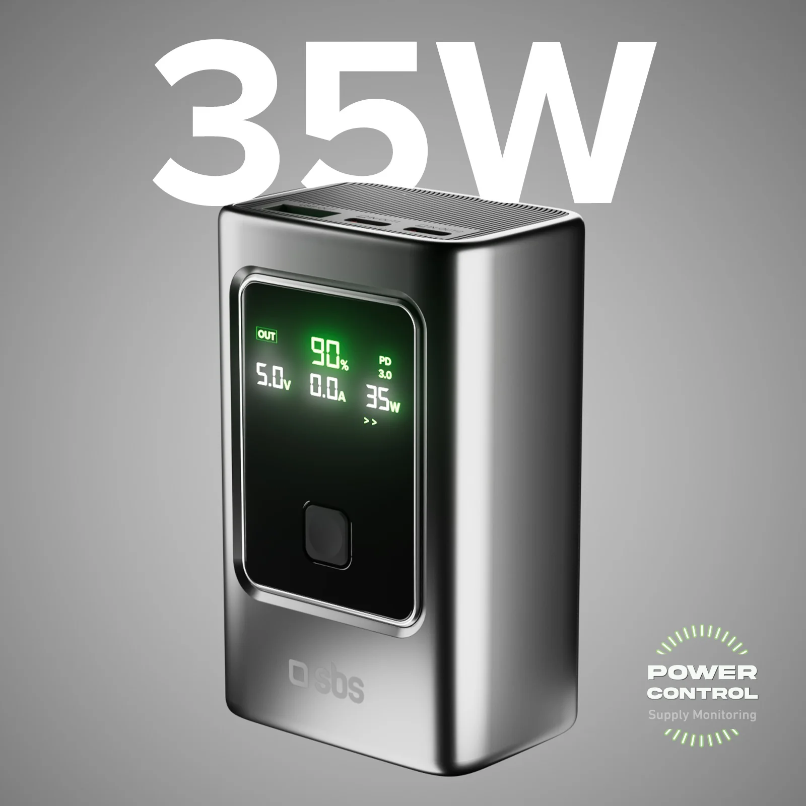 LCD Power Bank 10.000 mAh con PD 35W - Image 2