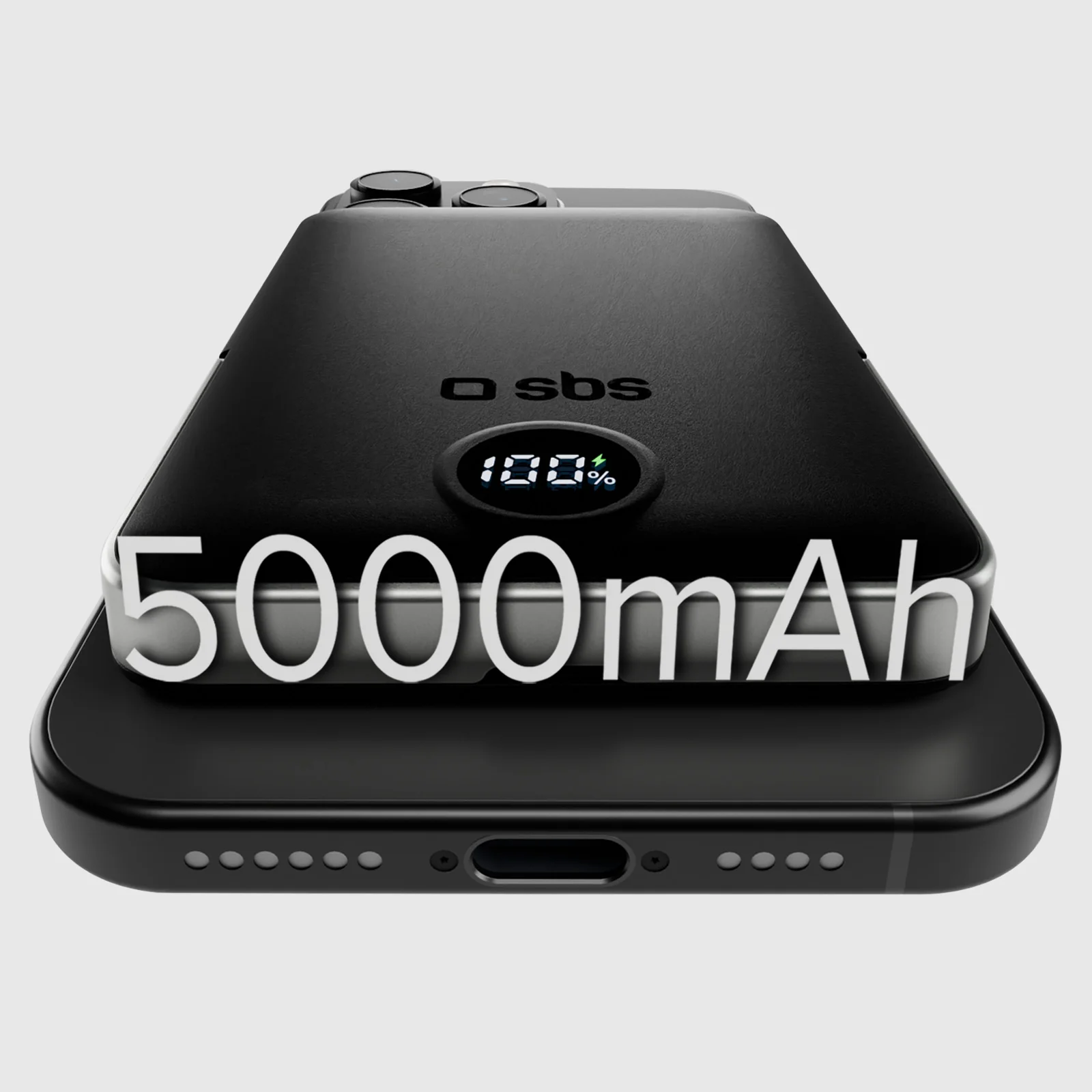 Power bank battery pack 5.000 mAh wireless con supporto stand integrato e LCD - Image 16