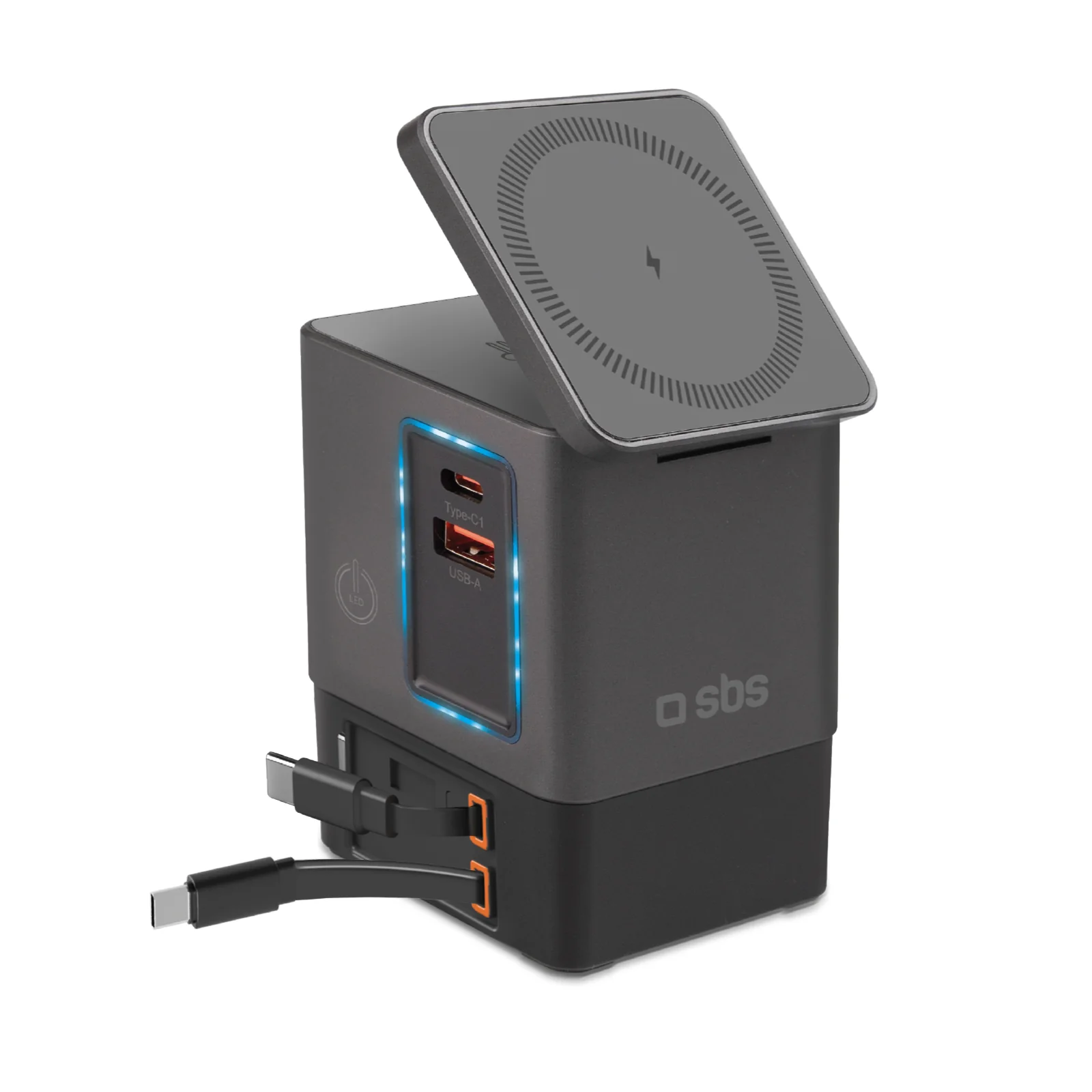 Power Dock Wireless 6 in 1 100W compatibile MagSafe