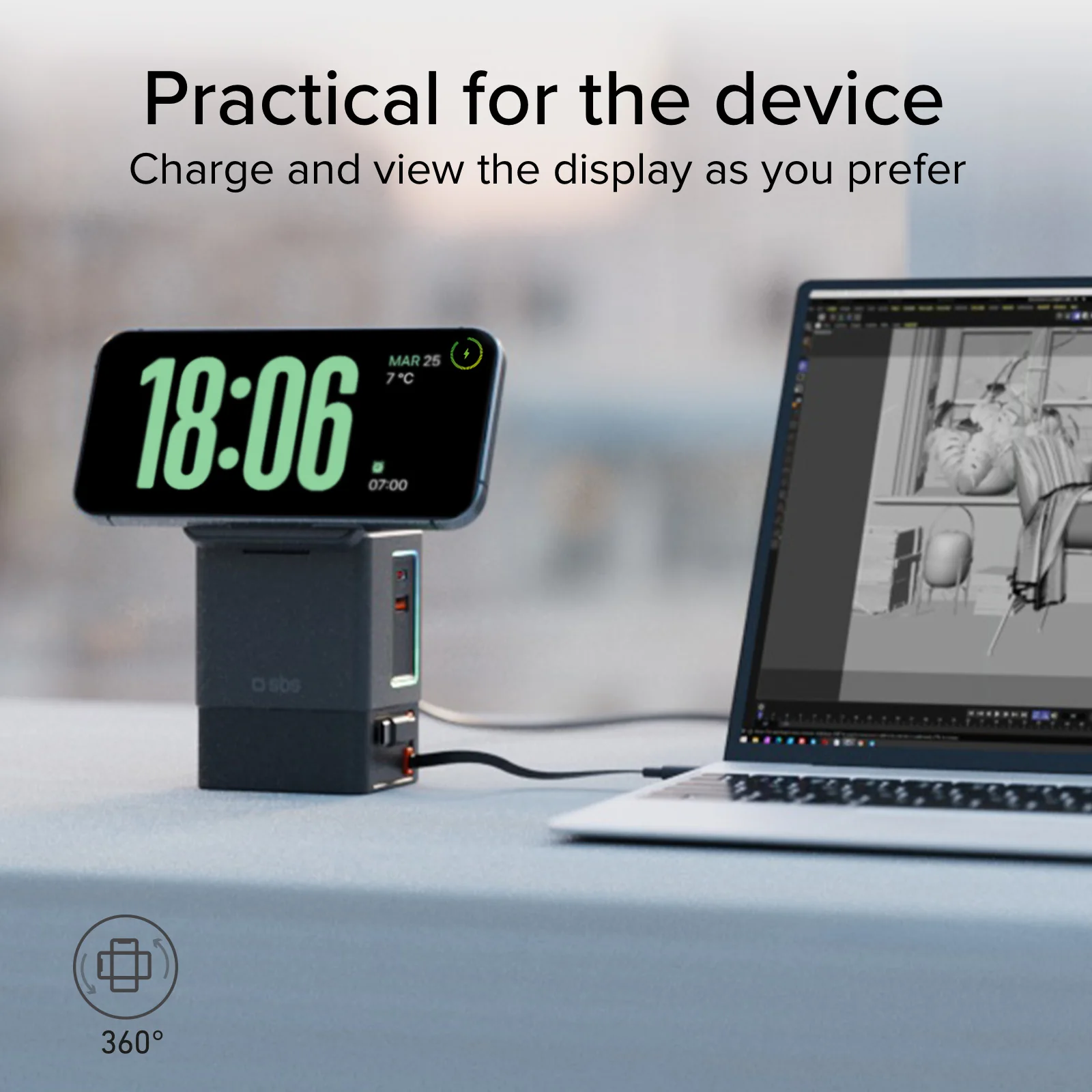 Power Dock Wireless 6 in 1 100W compatibile MagSafe - Image 17