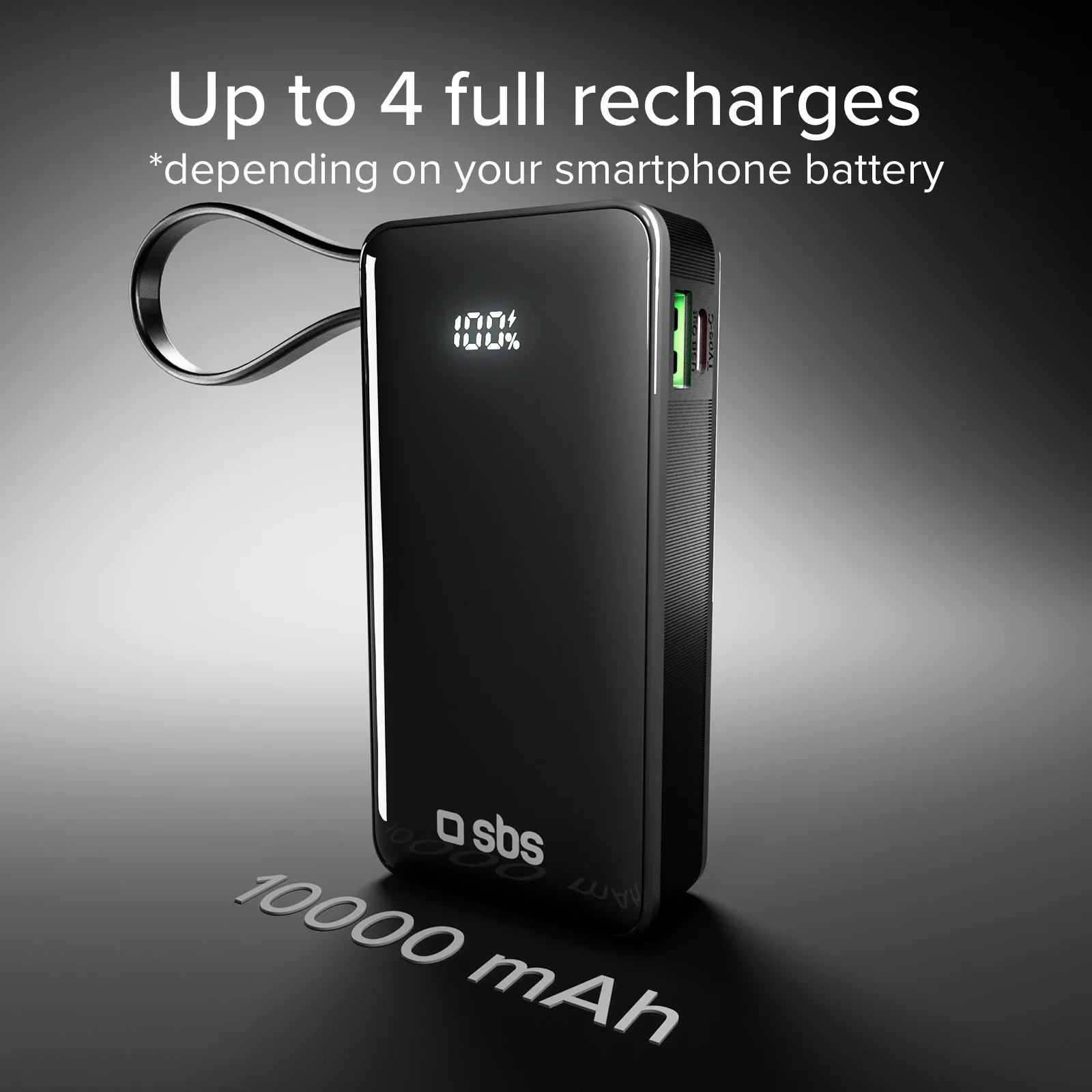 Power bank 10.000 mAh con cavo USB-C integrato - Image 14