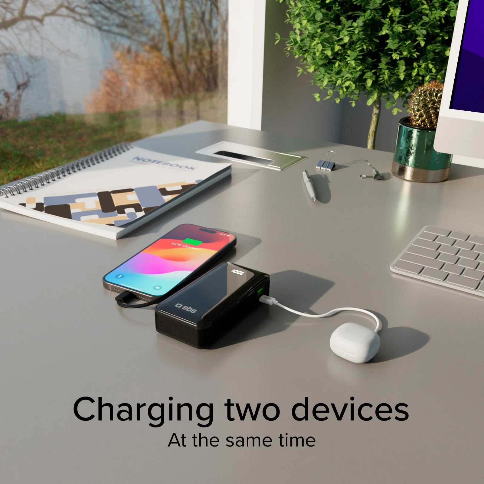 Power bank 10.000 mAh con cavo USB-C integrato - Image 18