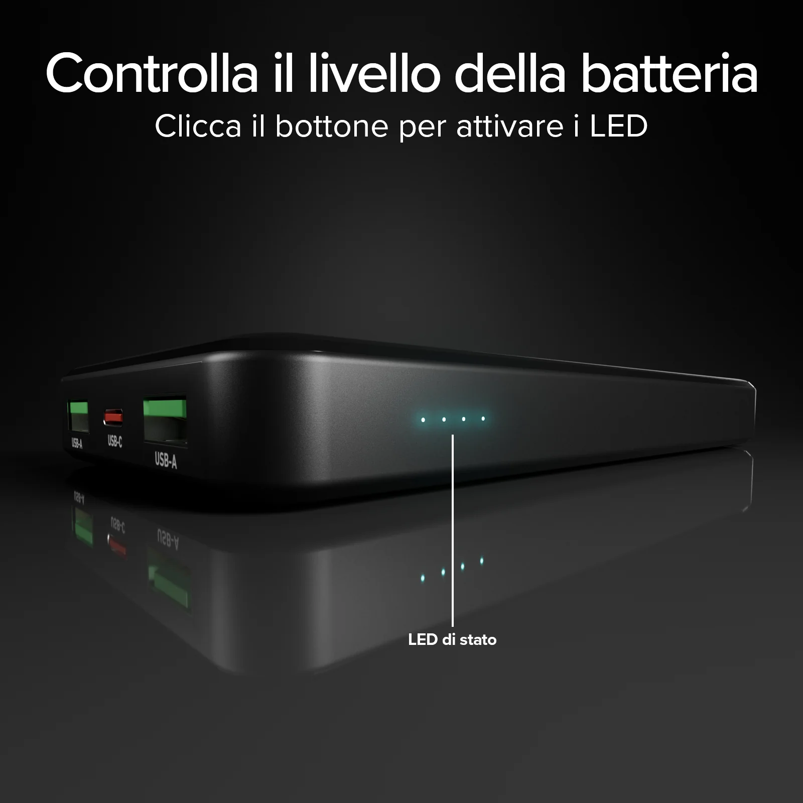 Powerbank da 10.000 mAh con tecnologia Power Delivery (PD) da 20W - Image 13