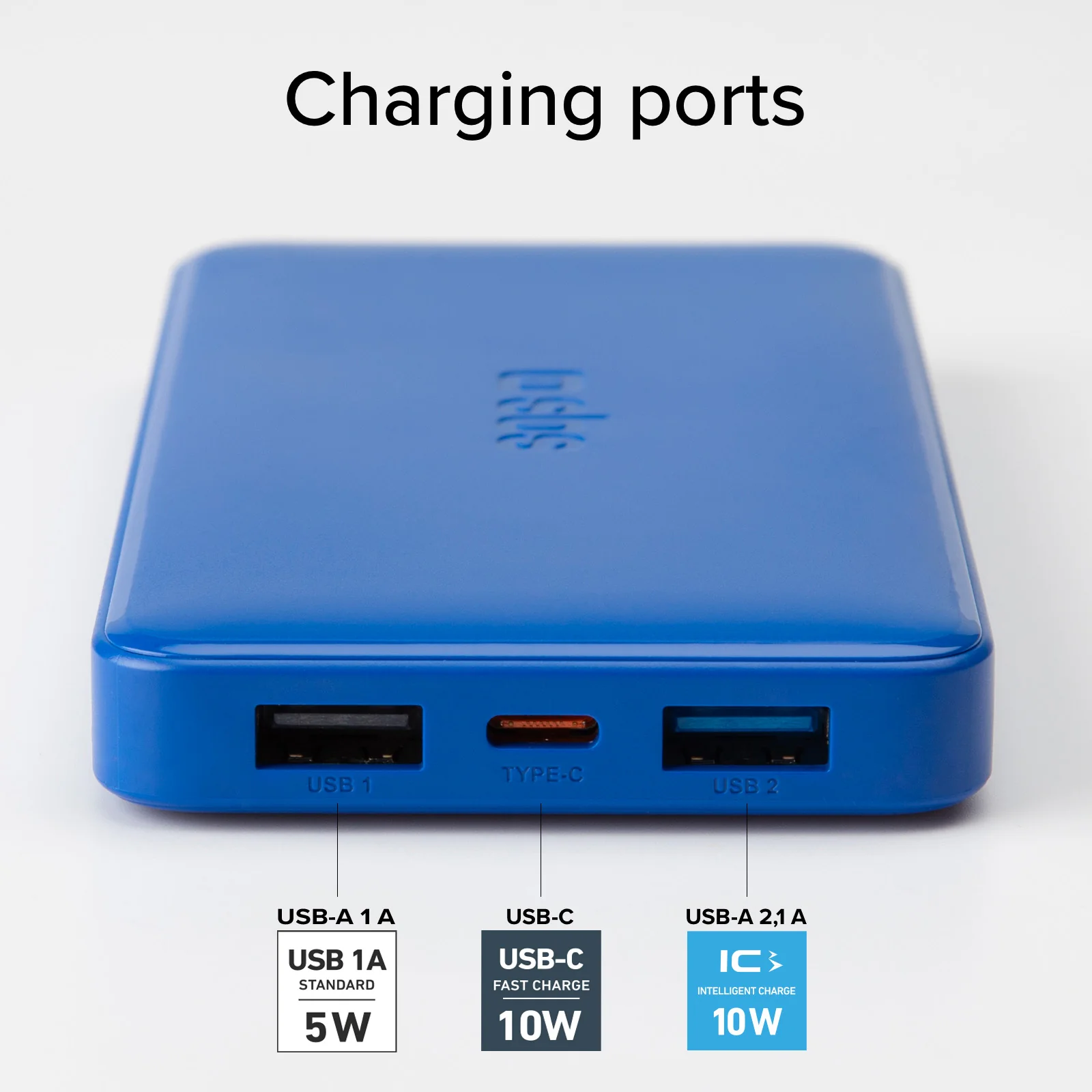 Power bank 10.000 mAh extra slim con porta USB 2.1A Intelligent Charge (IC) - Image 5