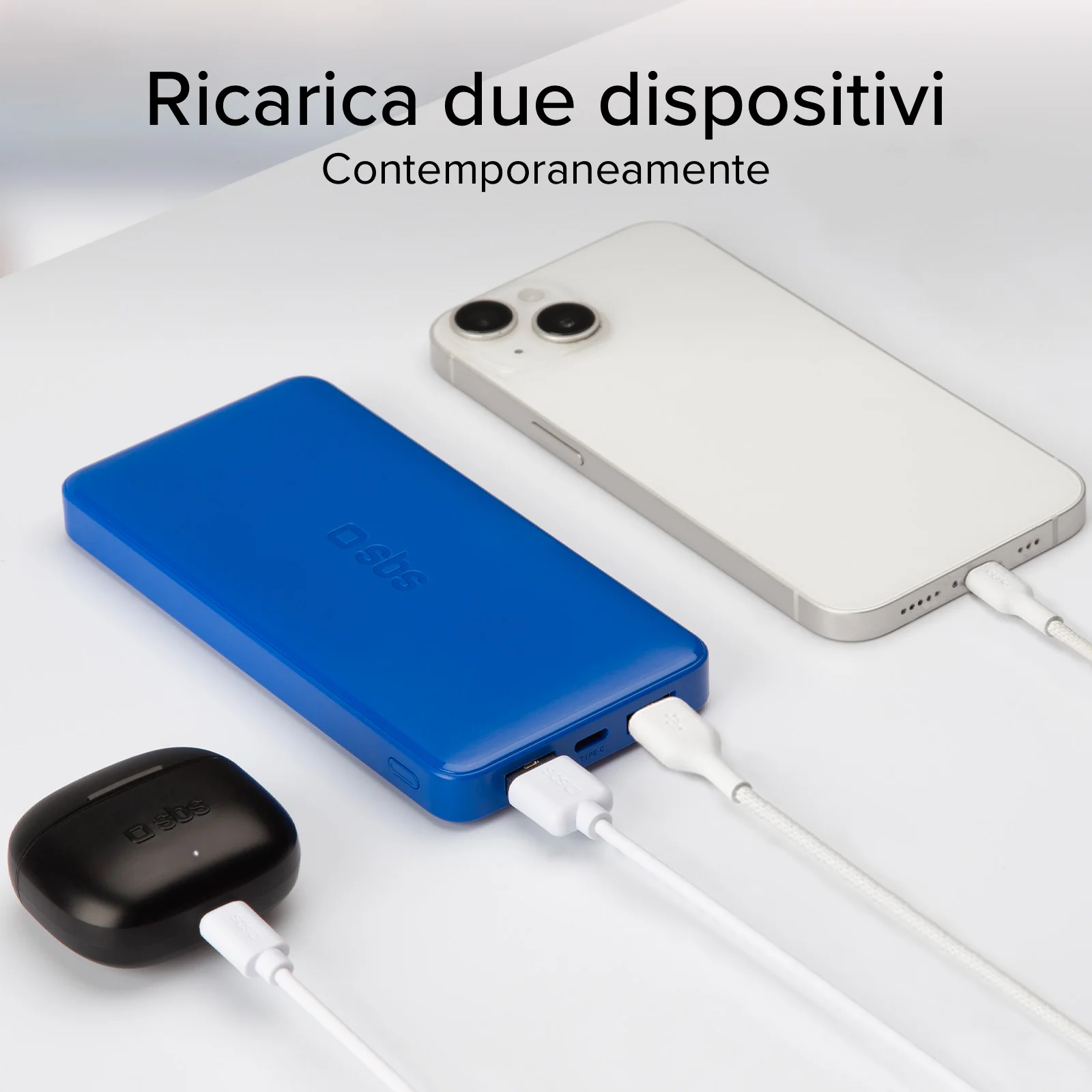 Power bank 10.000 mAh extra slim con porta USB 2.1A Intelligent Charge (IC) - Image 7