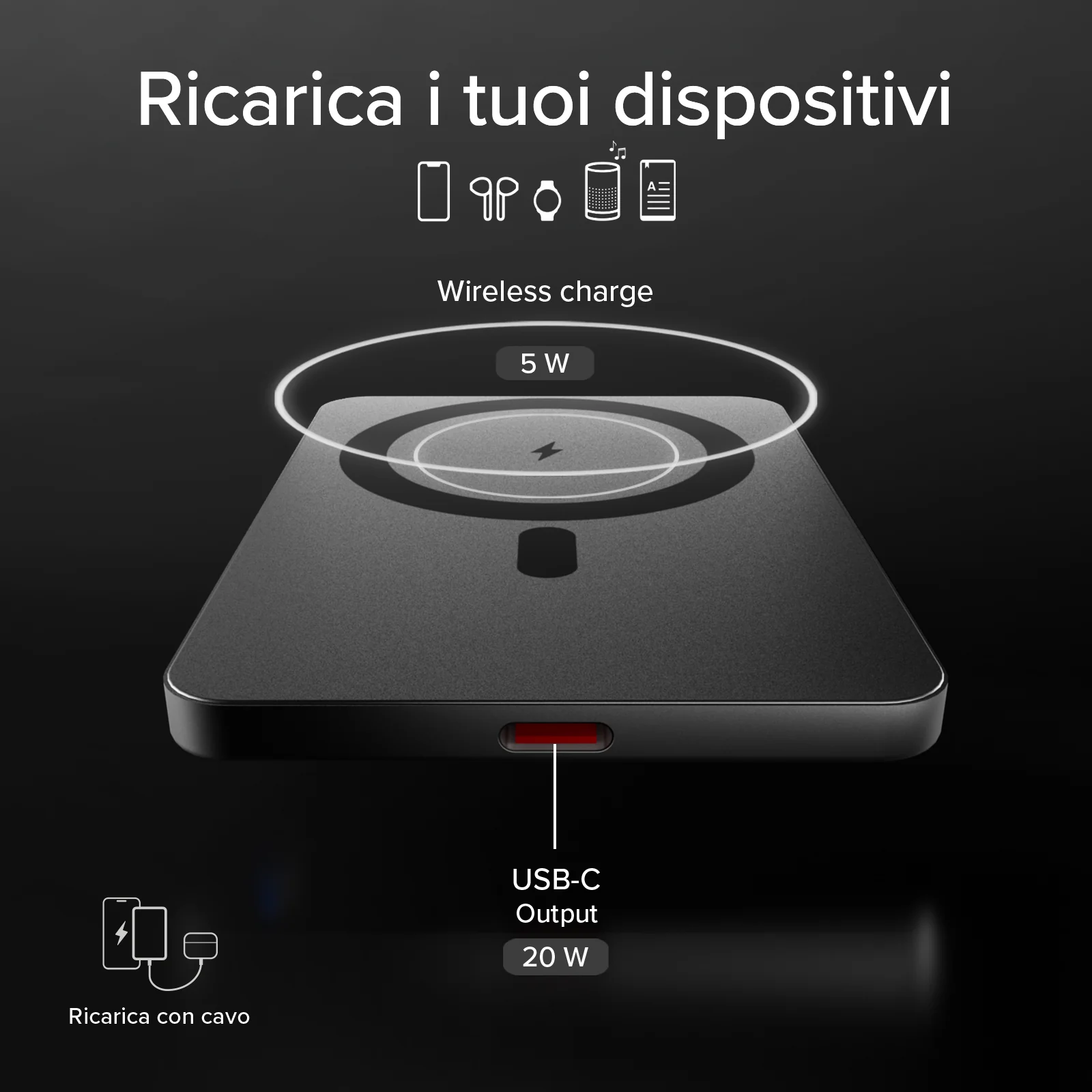 PowerBank magnetico extra-slim 5000mAh - Image 9