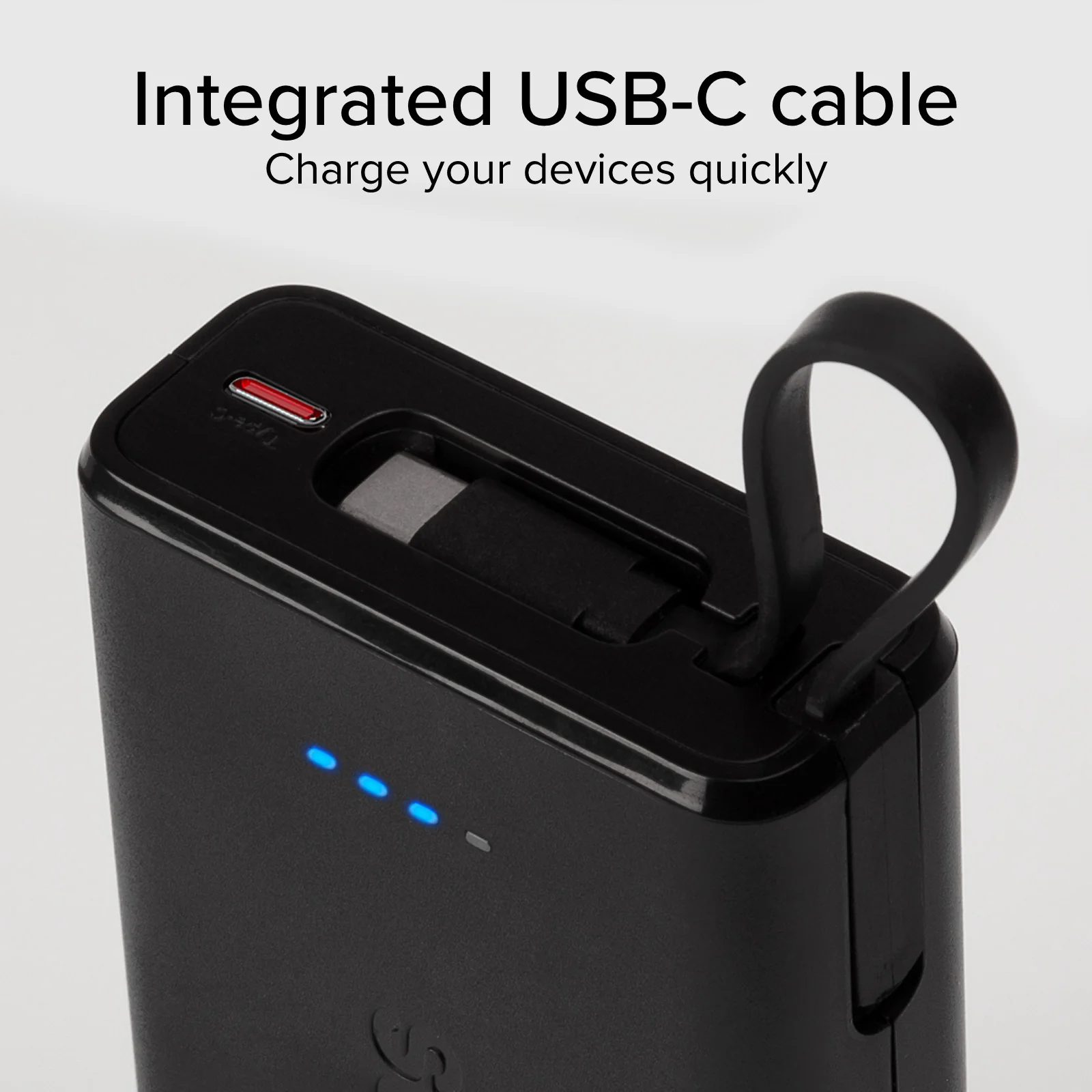 Powerbank Power Delivery 20W da 10000 mAh con cavo USB-C integrato - Image 6
