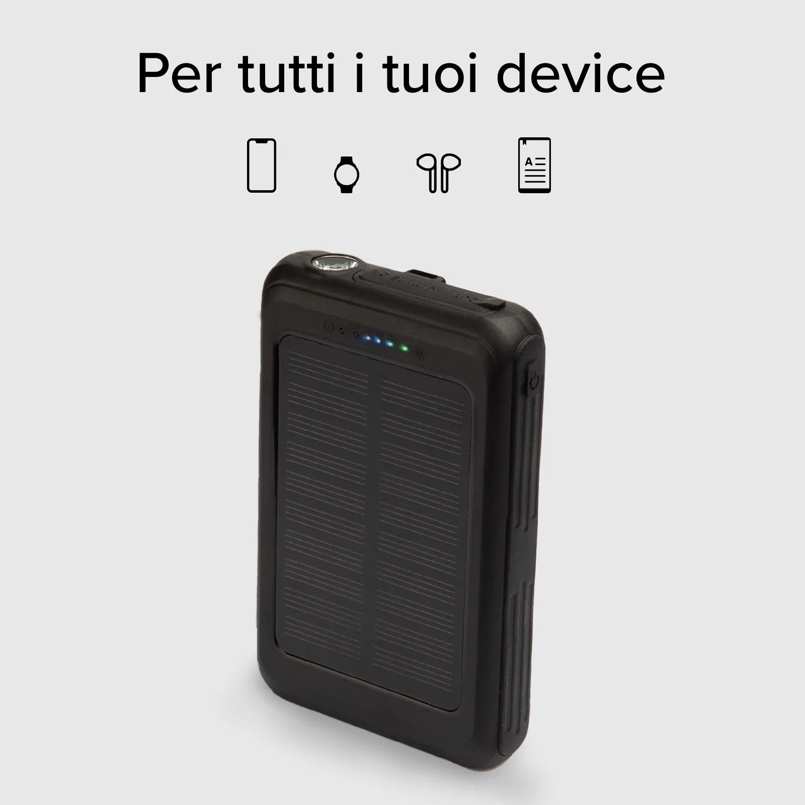 Powerbank solare 5000 mAh con ricarica wireless - Image 4