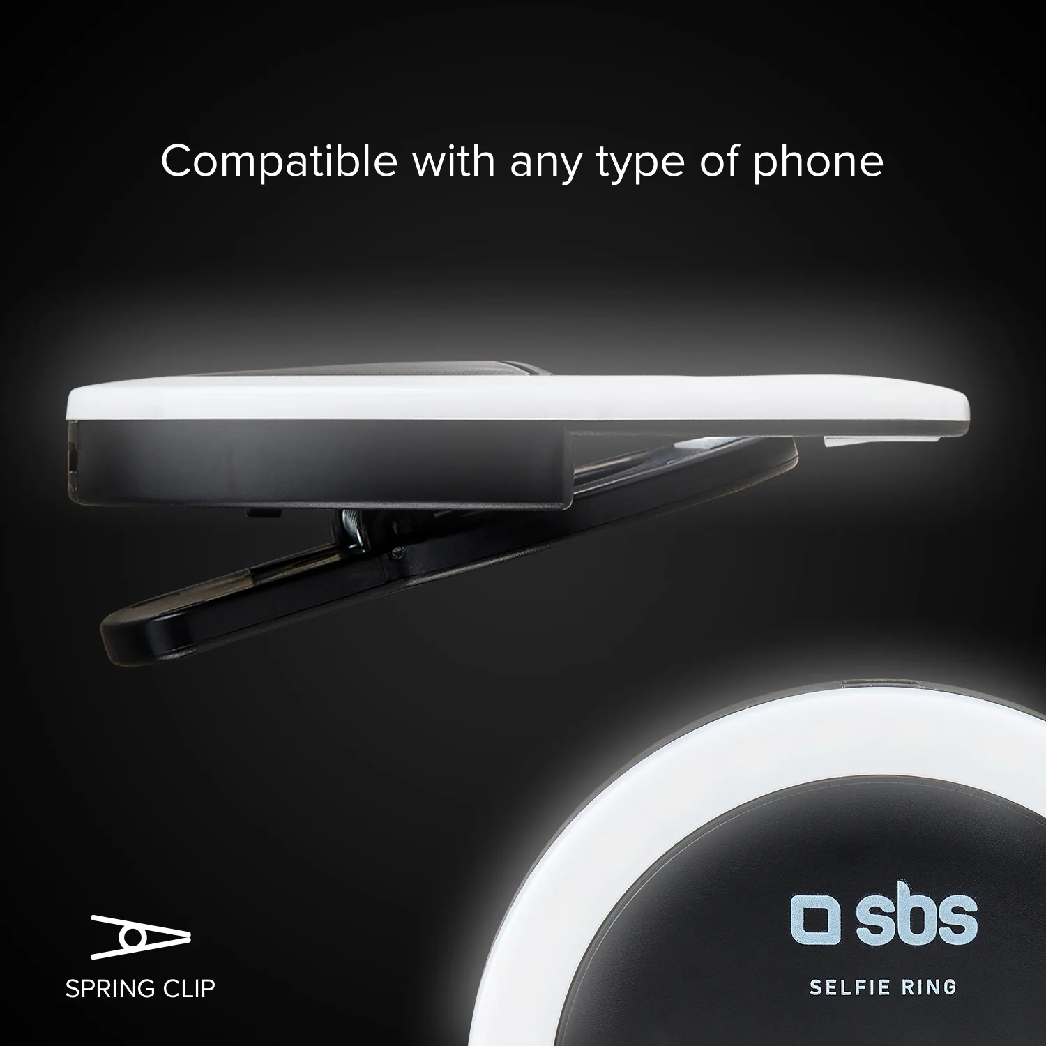Anello LED universale con clip per video e foto - Image 4