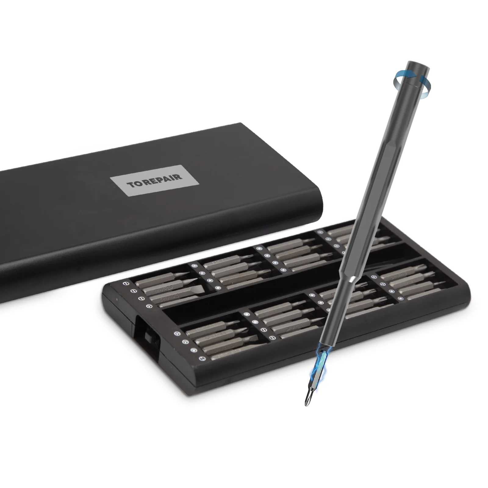 Set Cacciavite di precisione 33 in 1 con impugnatura in alluminio