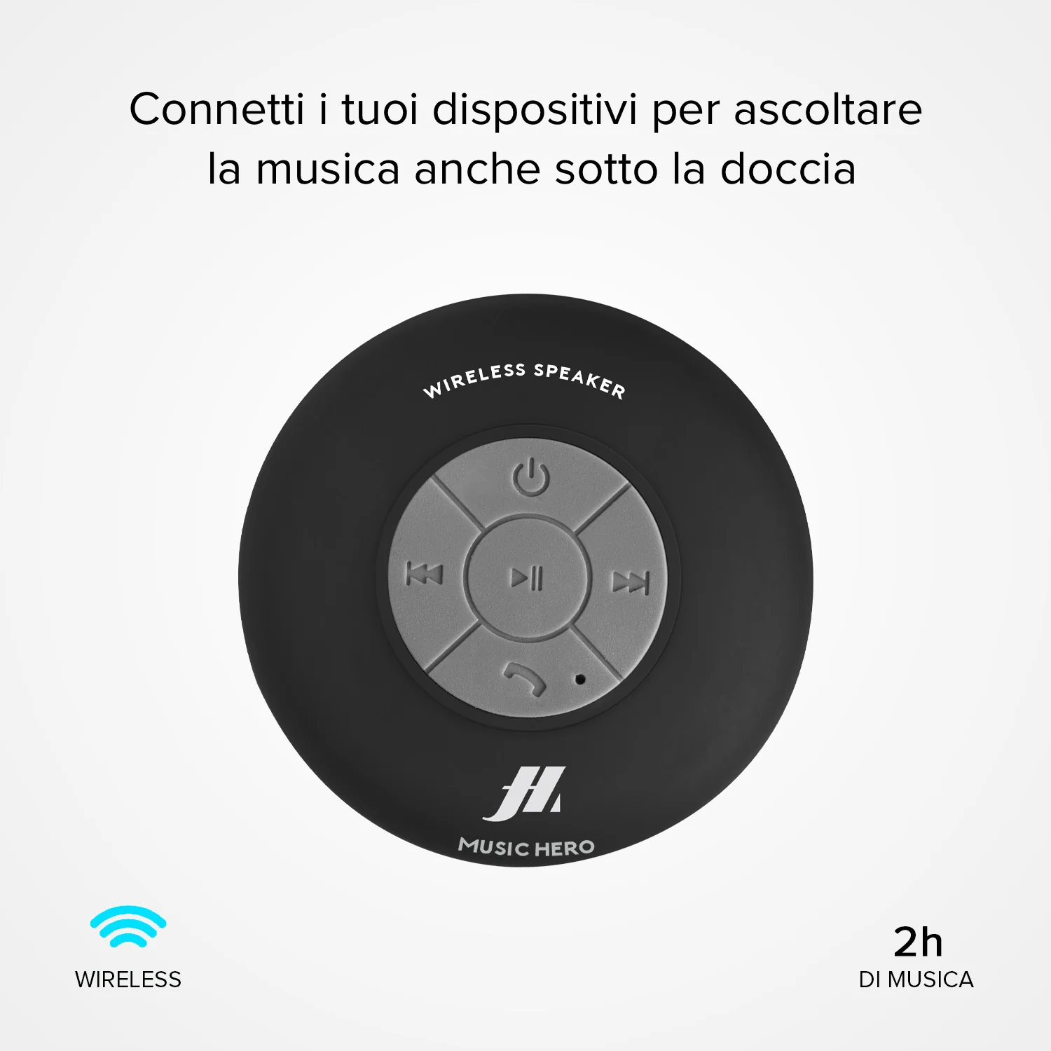 Octopump 3 Watt - Speaker Wireless con ventosa - Image 4
