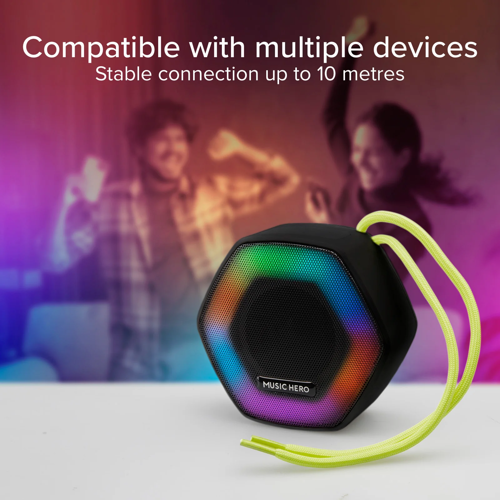 Speaker wireless 5W IBIZA con LED multicolor - Image 2