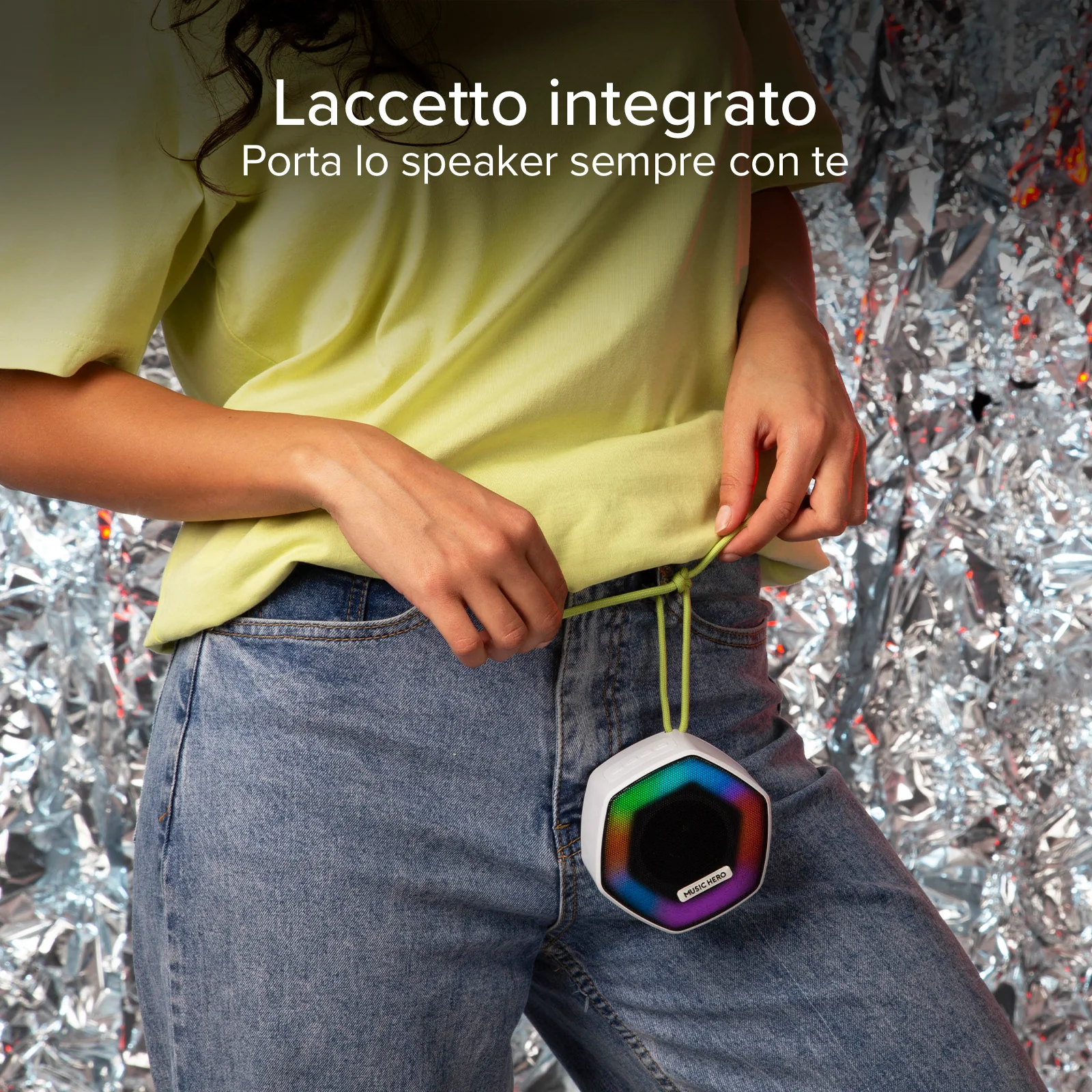 Speaker wireless 5W IBIZA con LED multicolor - Image 23