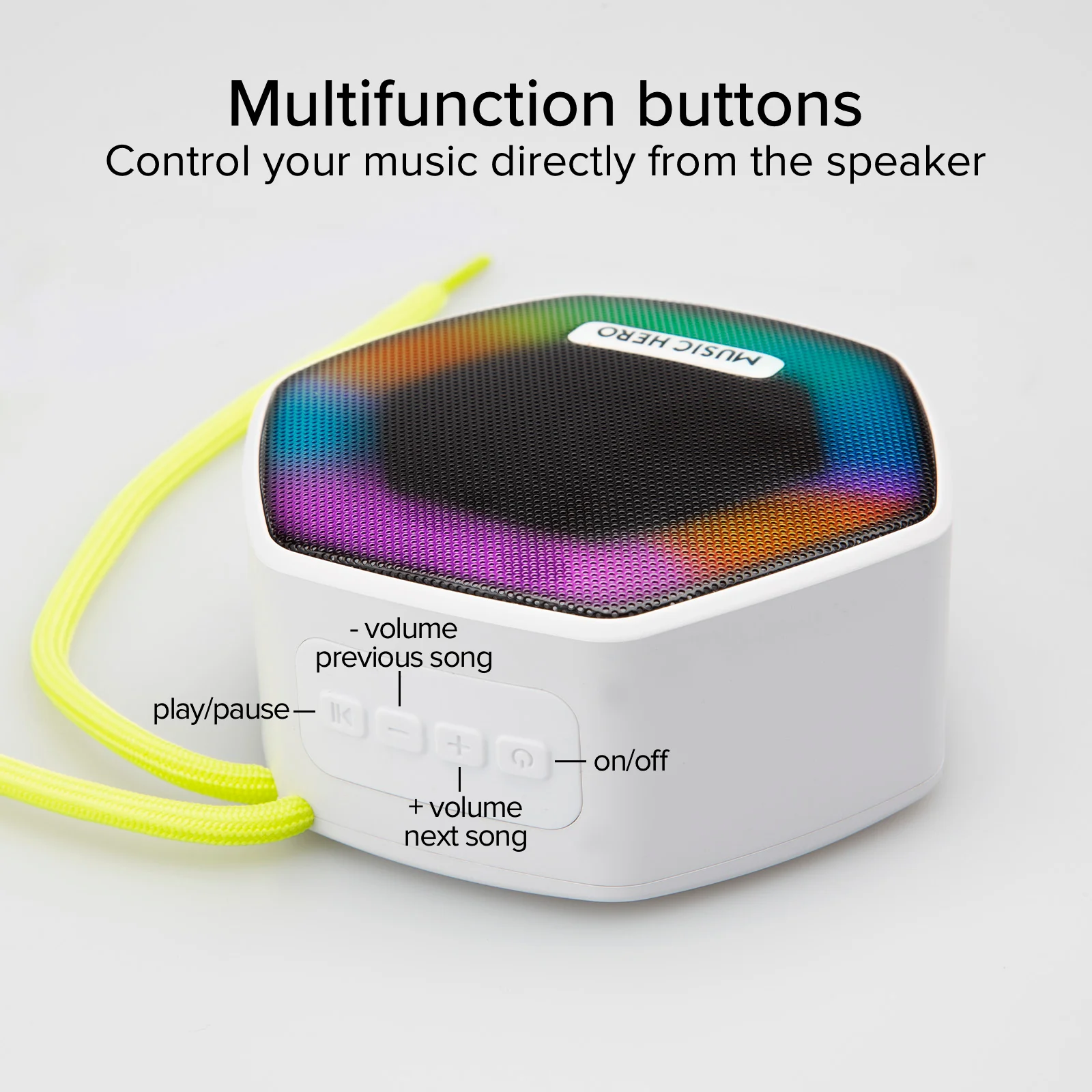 Speaker wireless 5W IBIZA con LED multicolor - Image 25