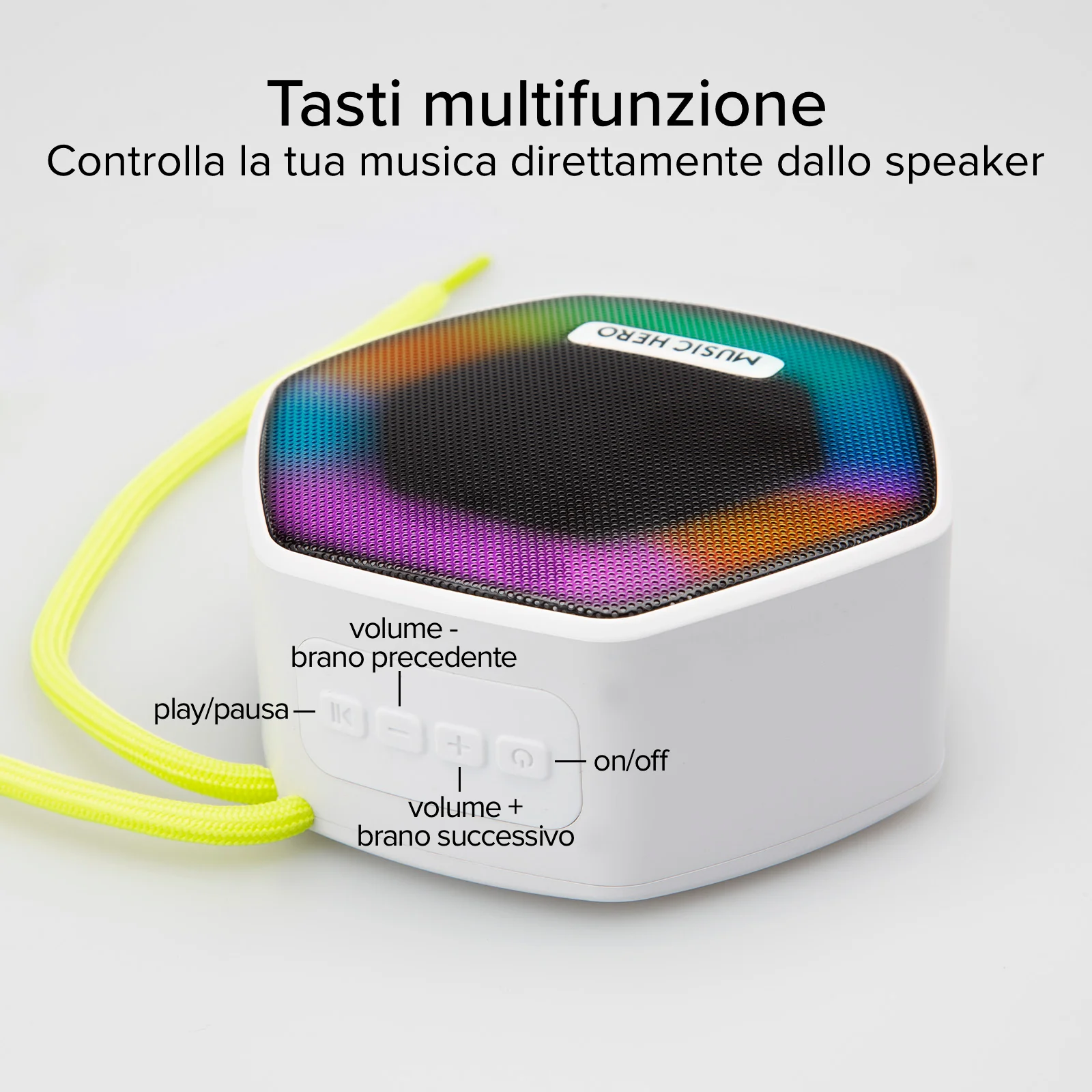 Speaker wireless 5W IBIZA con LED multicolor - Image 26
