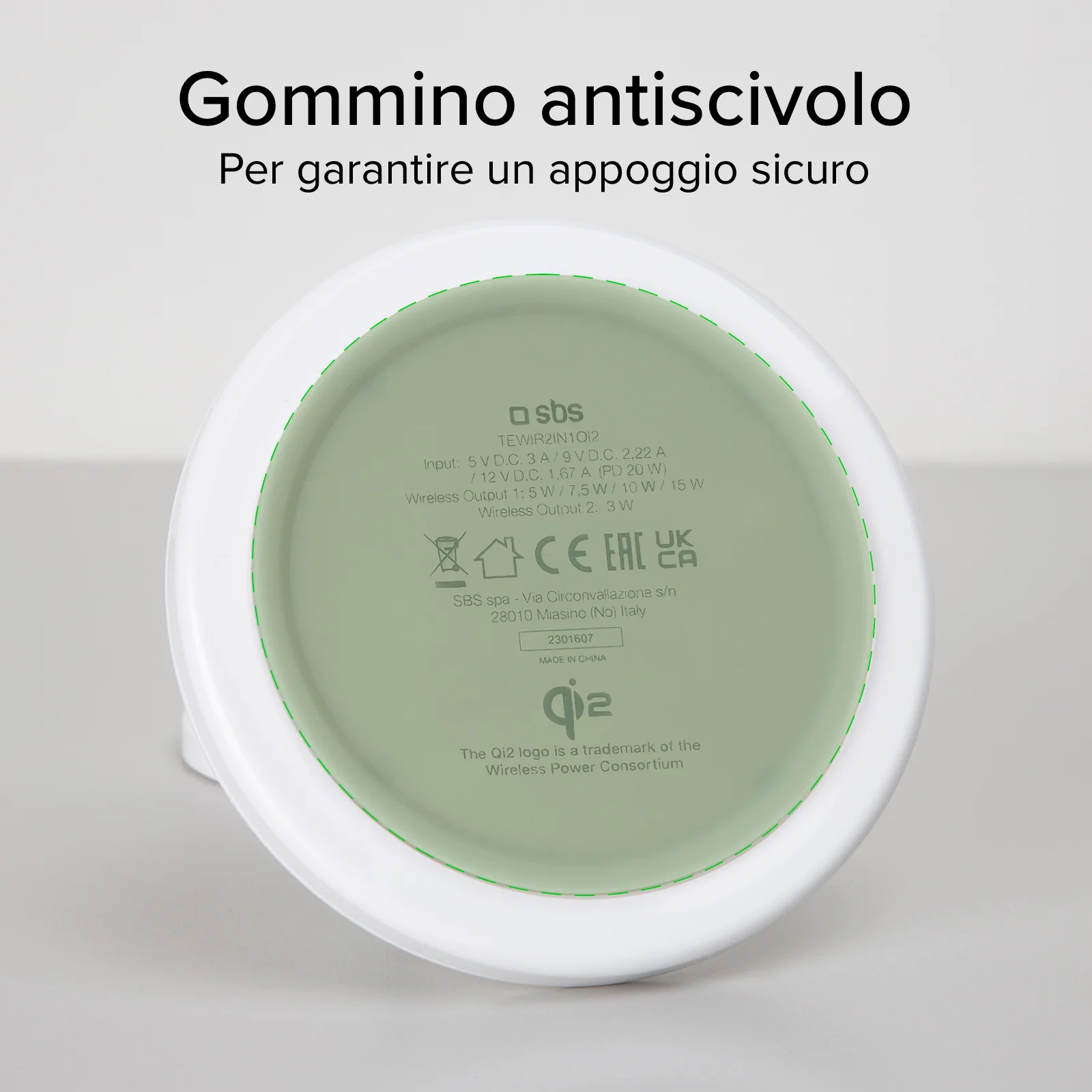 Stazione ricarica wireless Qi2 2x1 per iPhone, Android, auricolari wireless - Image 15