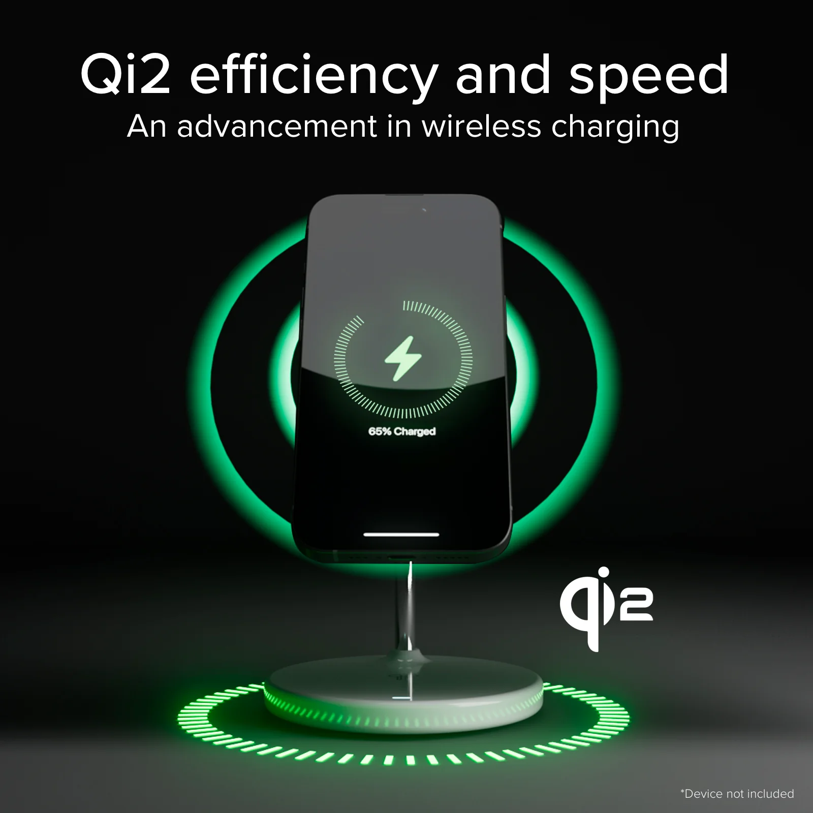 Stazione ricarica wireless Qi2 2x1 per iPhone, Android, auricolari wireless - Image 3