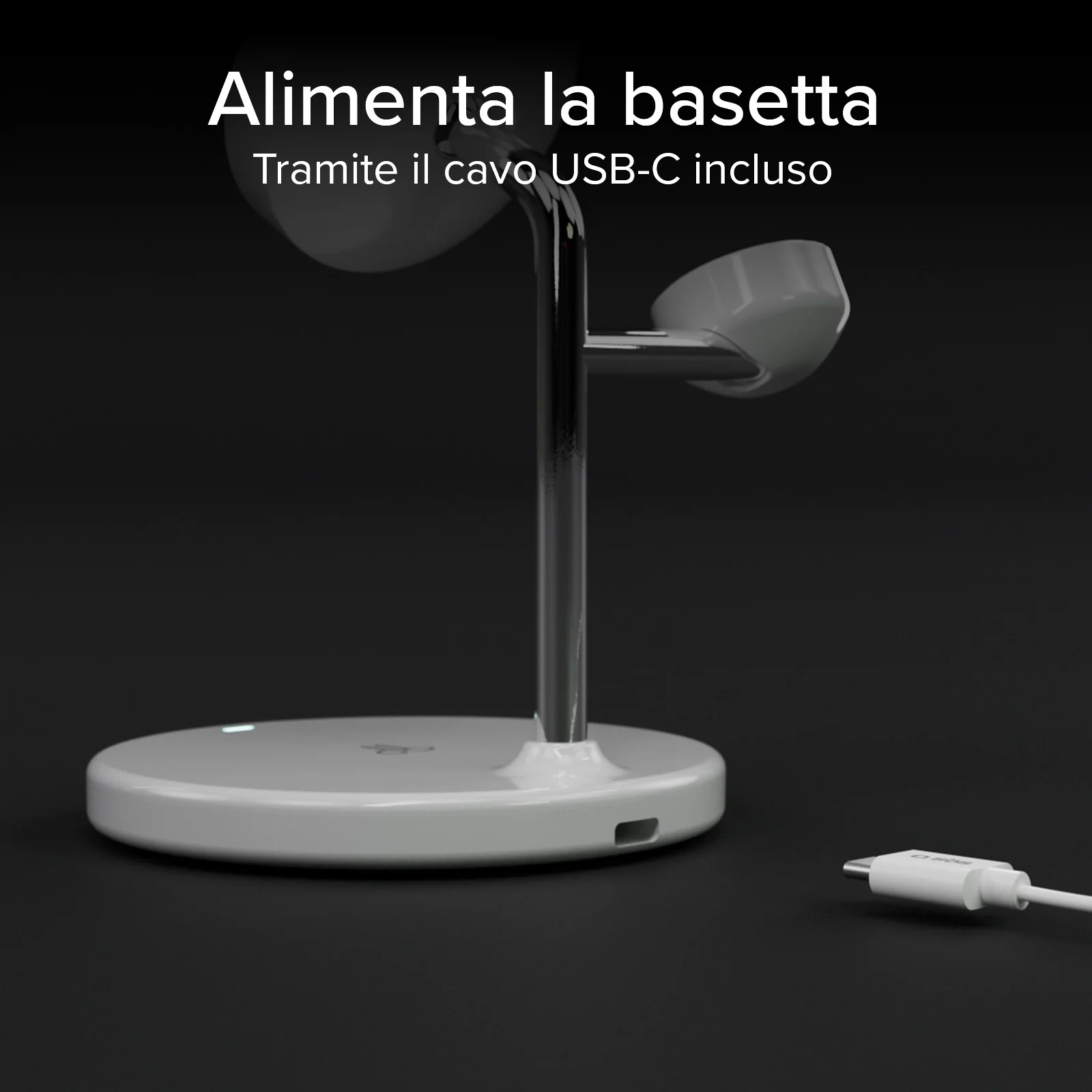 Stazione ricarica wireless Qi2 per cellulari, Apple Watch, auricolari wireless - Image 8