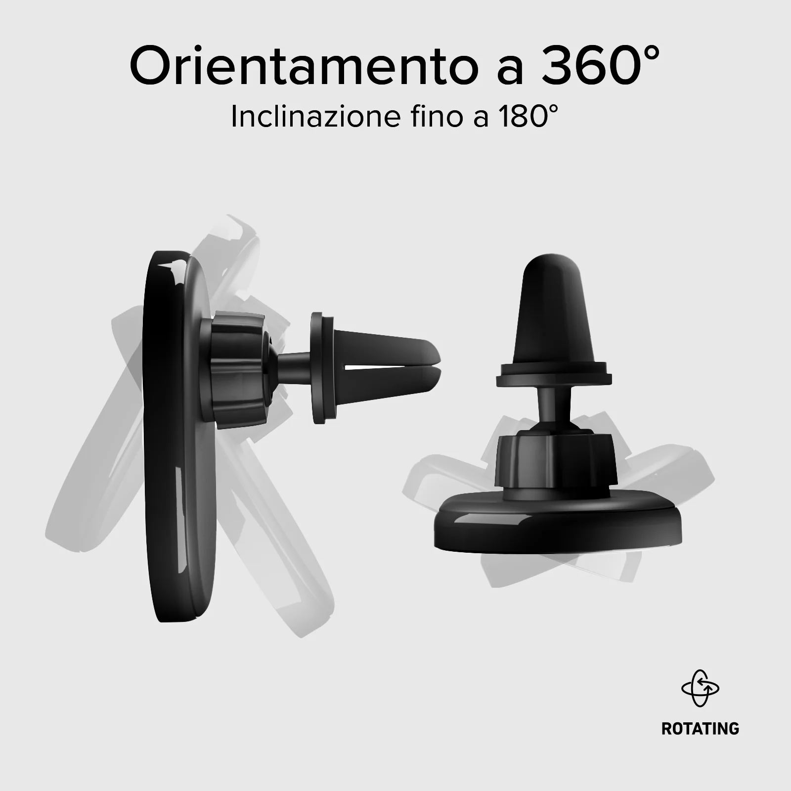 Supporto auto per iPhone compatibili con ricarica MagSafe - Image 13