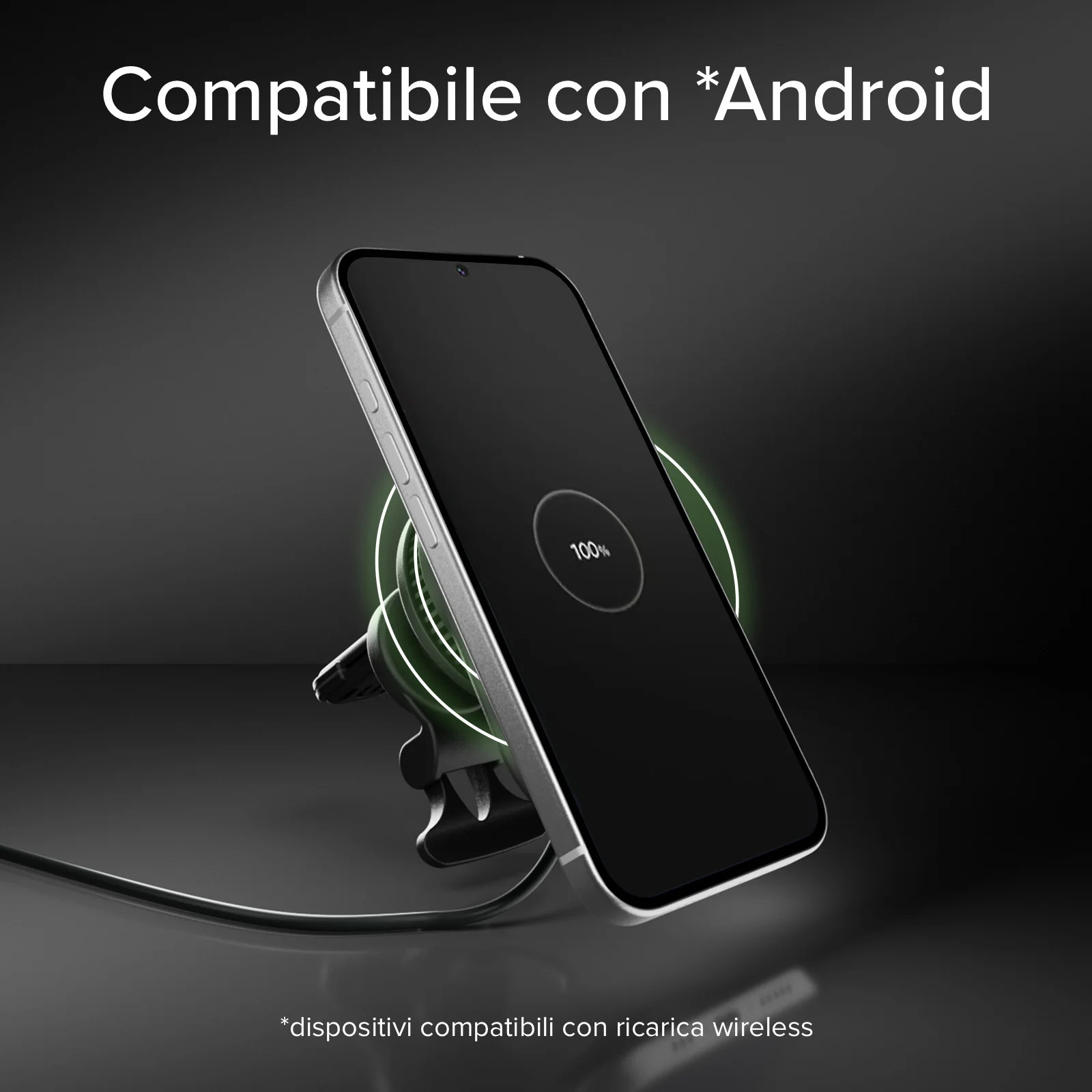 Supporto auto con ricarica magnetica Qi2.2 da 25 W e ventola di raffreddamento - Image 25