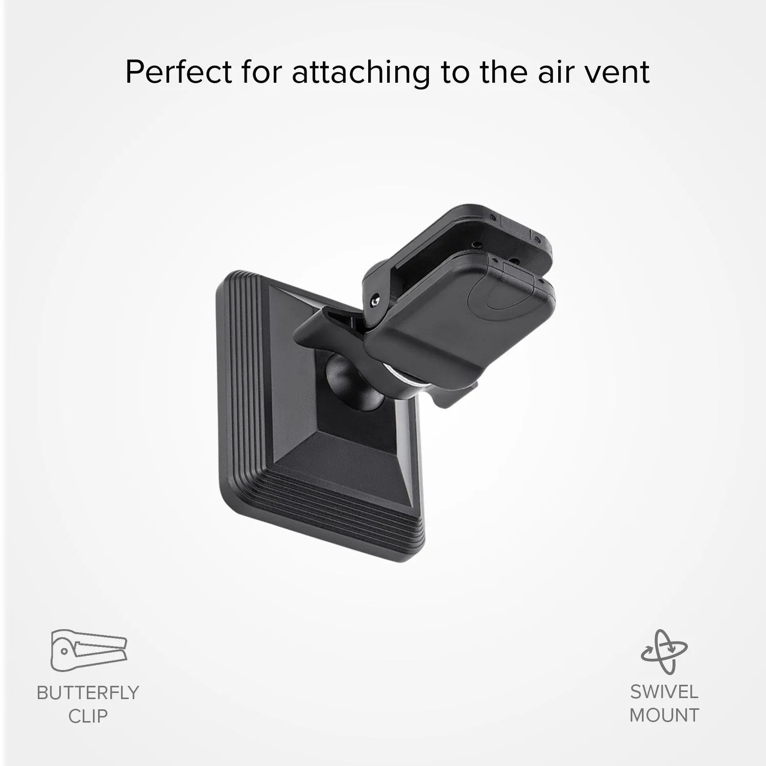 Supporto auto rettangolare magnetico per telefono con fissaggio a clip - Image 5