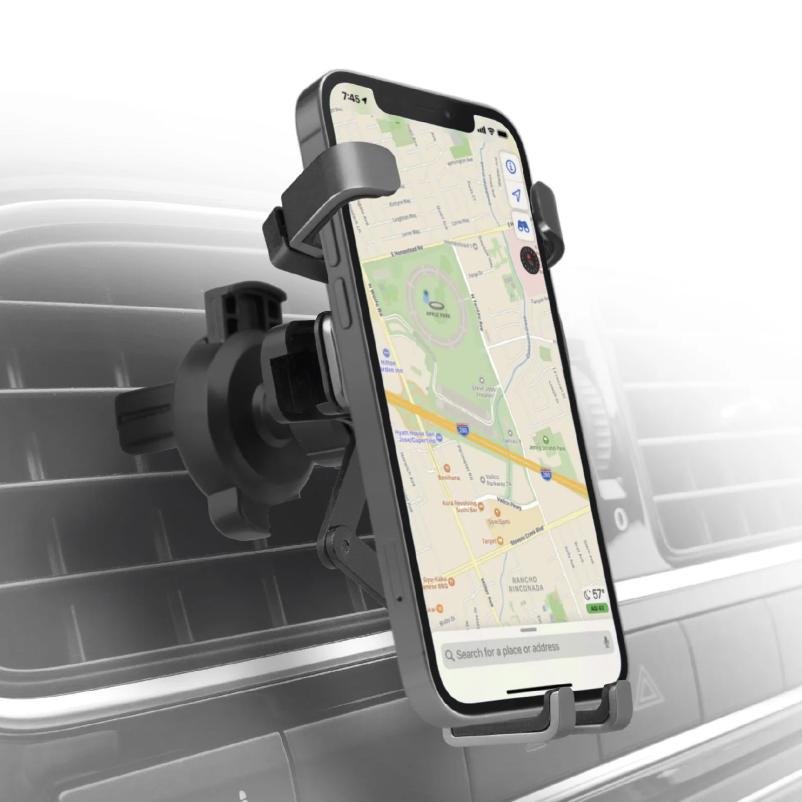 Gravity Pro - Supporto auto in metallo per telefono con meccanismo a gravità - Image 2
