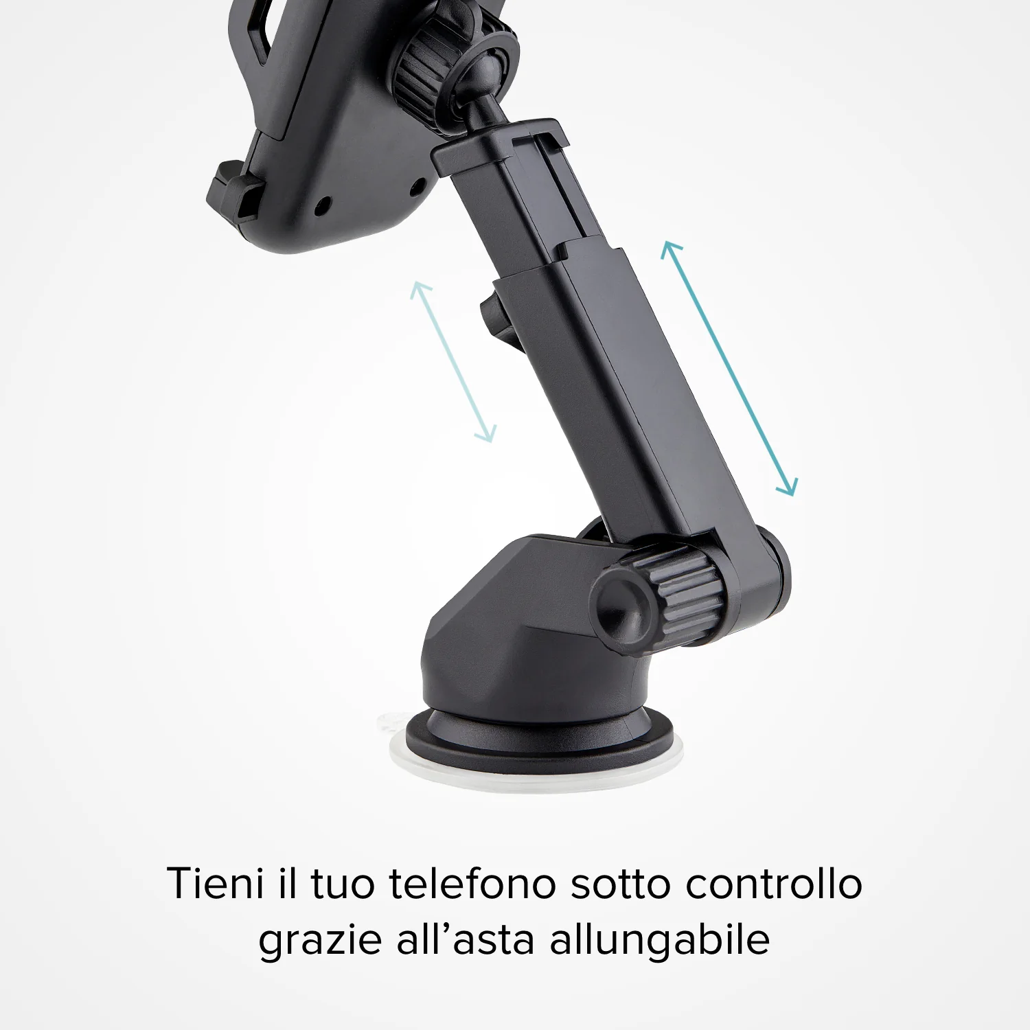 Supporto auto per telefono con asta telescopica e fissaggio a ventosa - Image 5