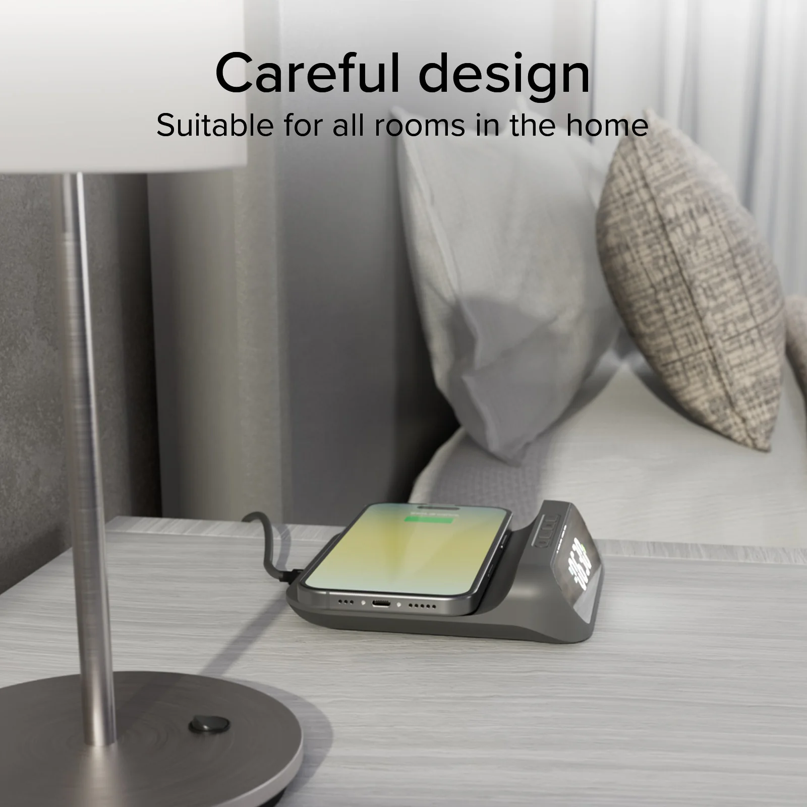 Sveglia 2 in 1 con Ricarica Wireless - Image 14