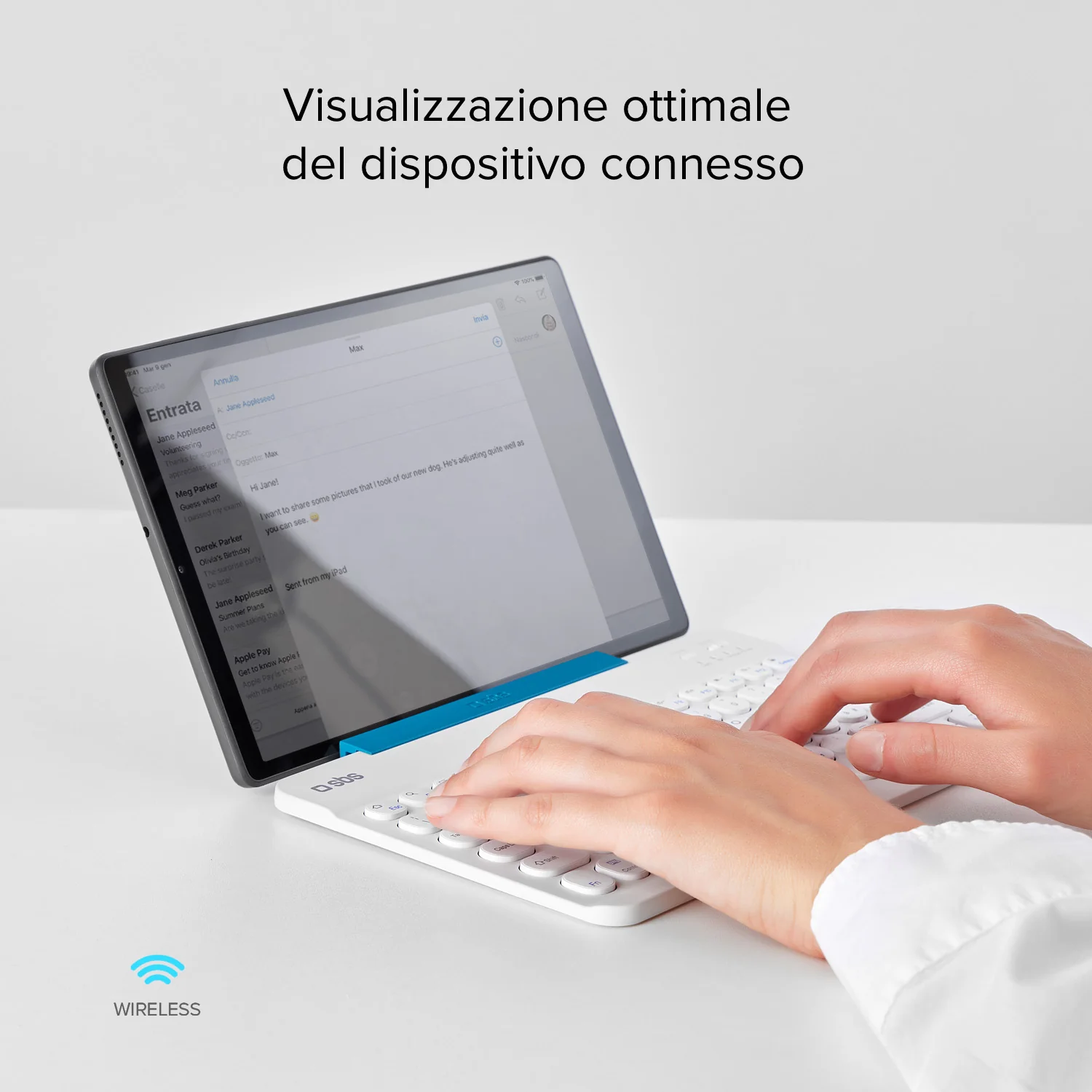 Tastiera Wireless universale con funzione stand - Image 8