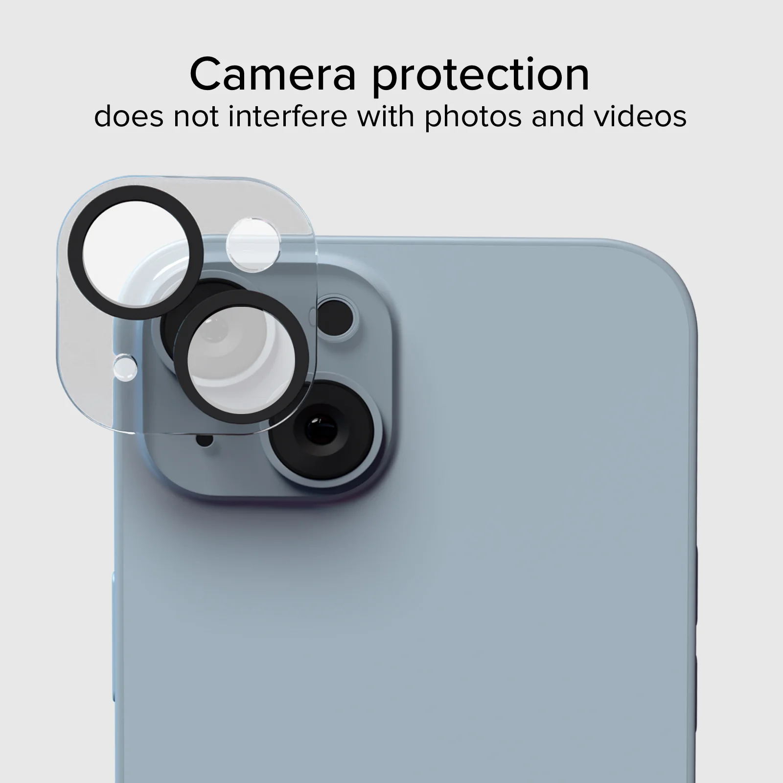 Vetro per fotocamera dell'iPhone 15/15 Plus, con materiale D3O - Image 5
