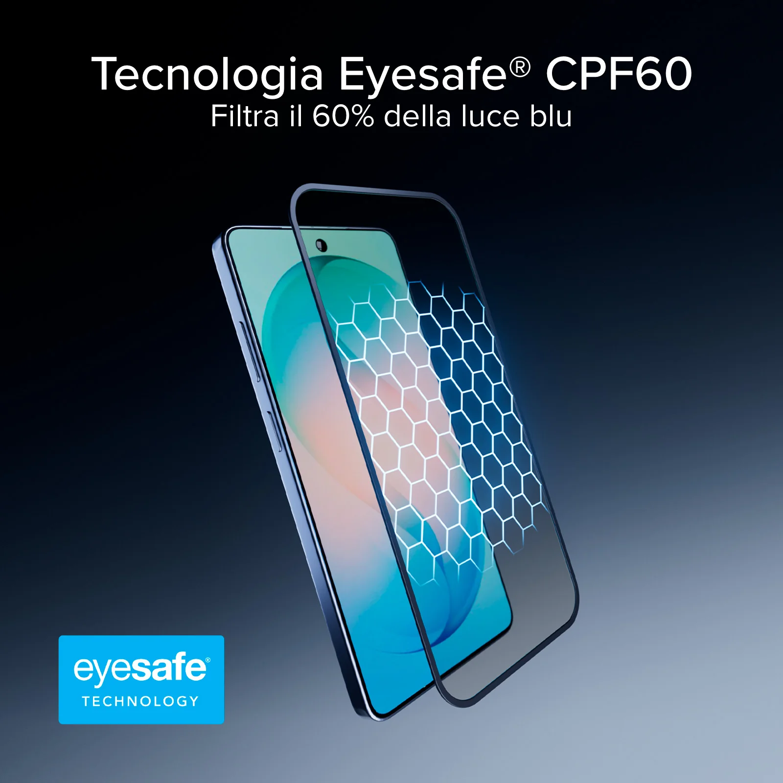 Vetro Protettivo Anti-Luce Blu Full Cover con tecnologia Eyesafe® CPF60 per Samsung S26 Ultra - Image 2