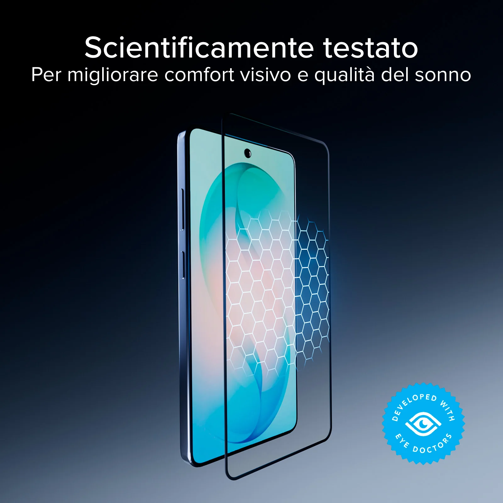 Vetro Protettivo Anti-Luce Blu Full Cover con tecnologia Eyesafe® CPF60 per Samsung S26 Ultra - Image 9