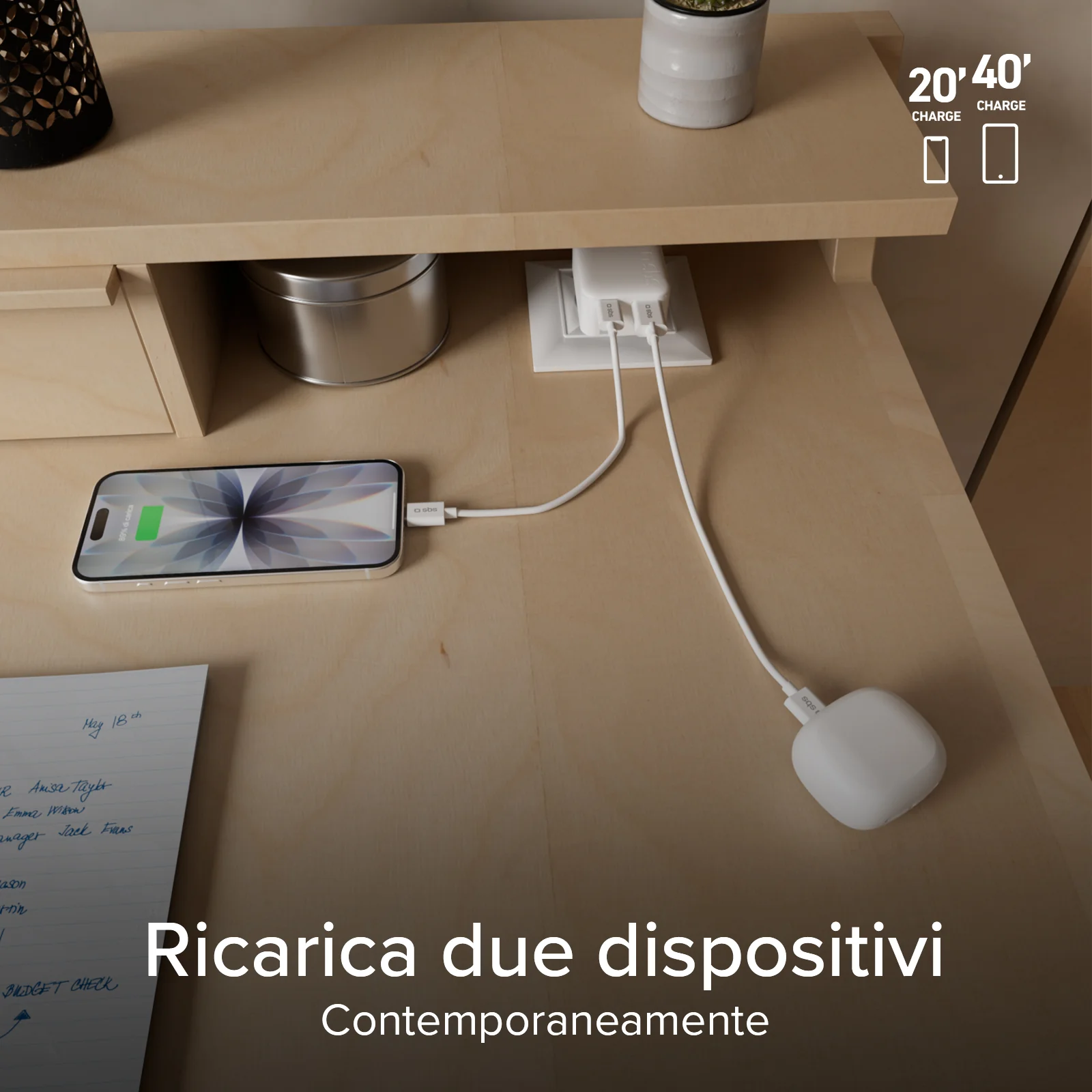 Caricatore da Parete Flexi Wall Charger 45W con Spina Pieghevole - Image 19
